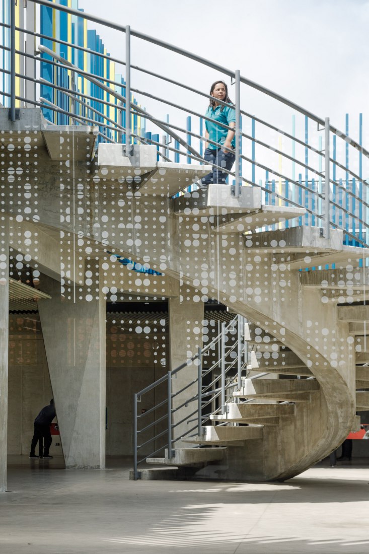 Civic Center for Peace by Norte Sur Arquitectos. Photograph by Fernando Alda