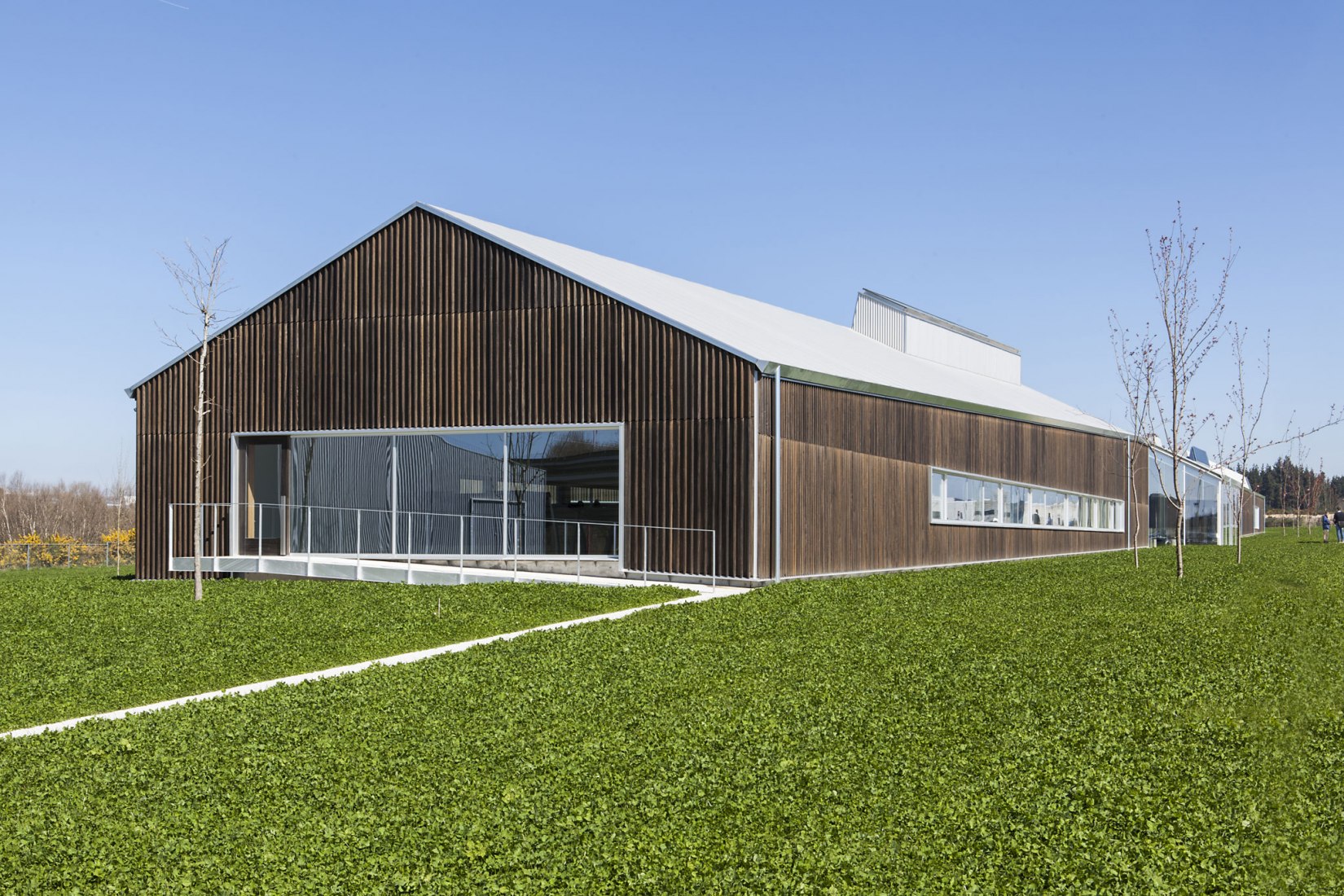 New Building for Norvento by Francisco Mangado. Photograph © Juan Rodríguez