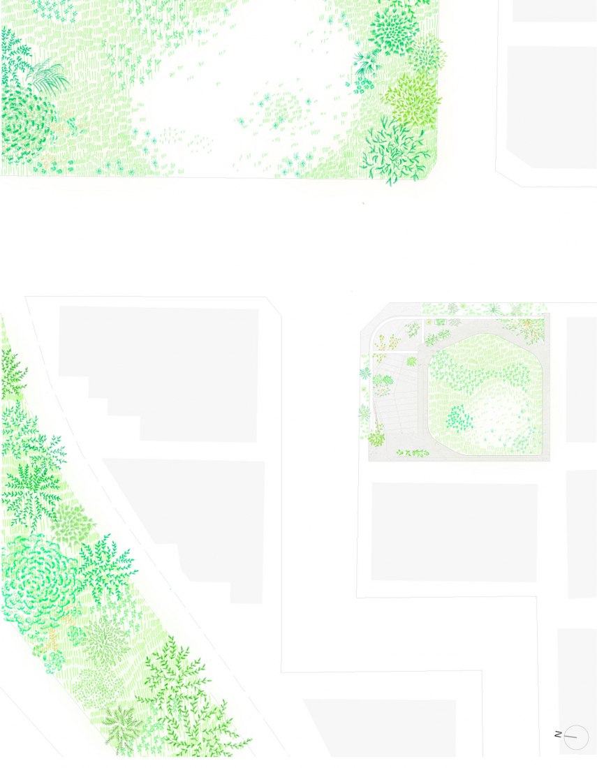 Site plan. Weather House by not architects studio.
