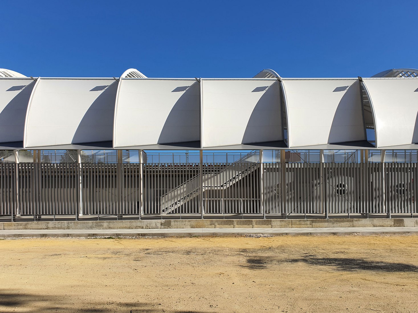 San Juan Bosco stadium by Nd Arquitectos. Photograph by Nd_Arquitectos.