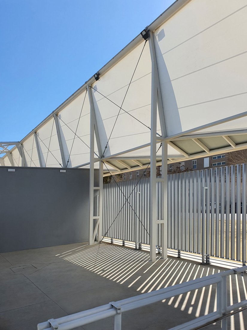 San Juan Bosco stadium by Nd Arquitectos. Photograph by Nd_Arquitectos.