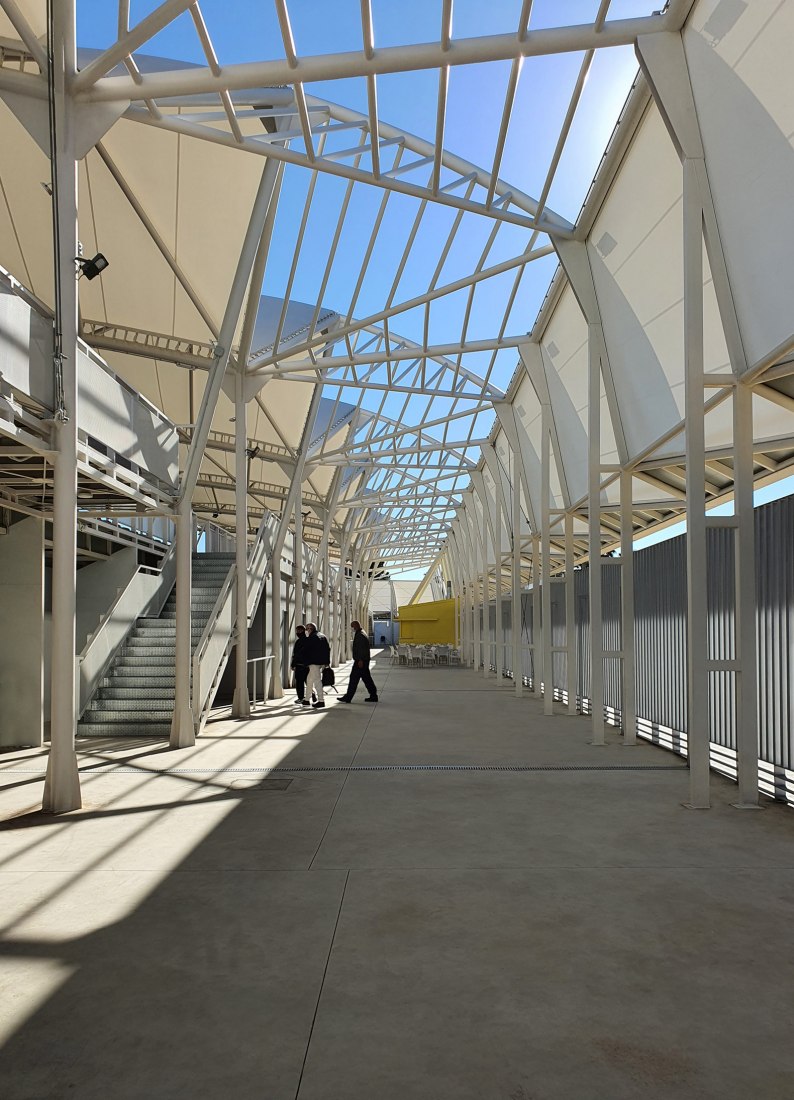 San Juan Bosco stadium by Nd Arquitectos. Photograph by Nd_Arquitectos.