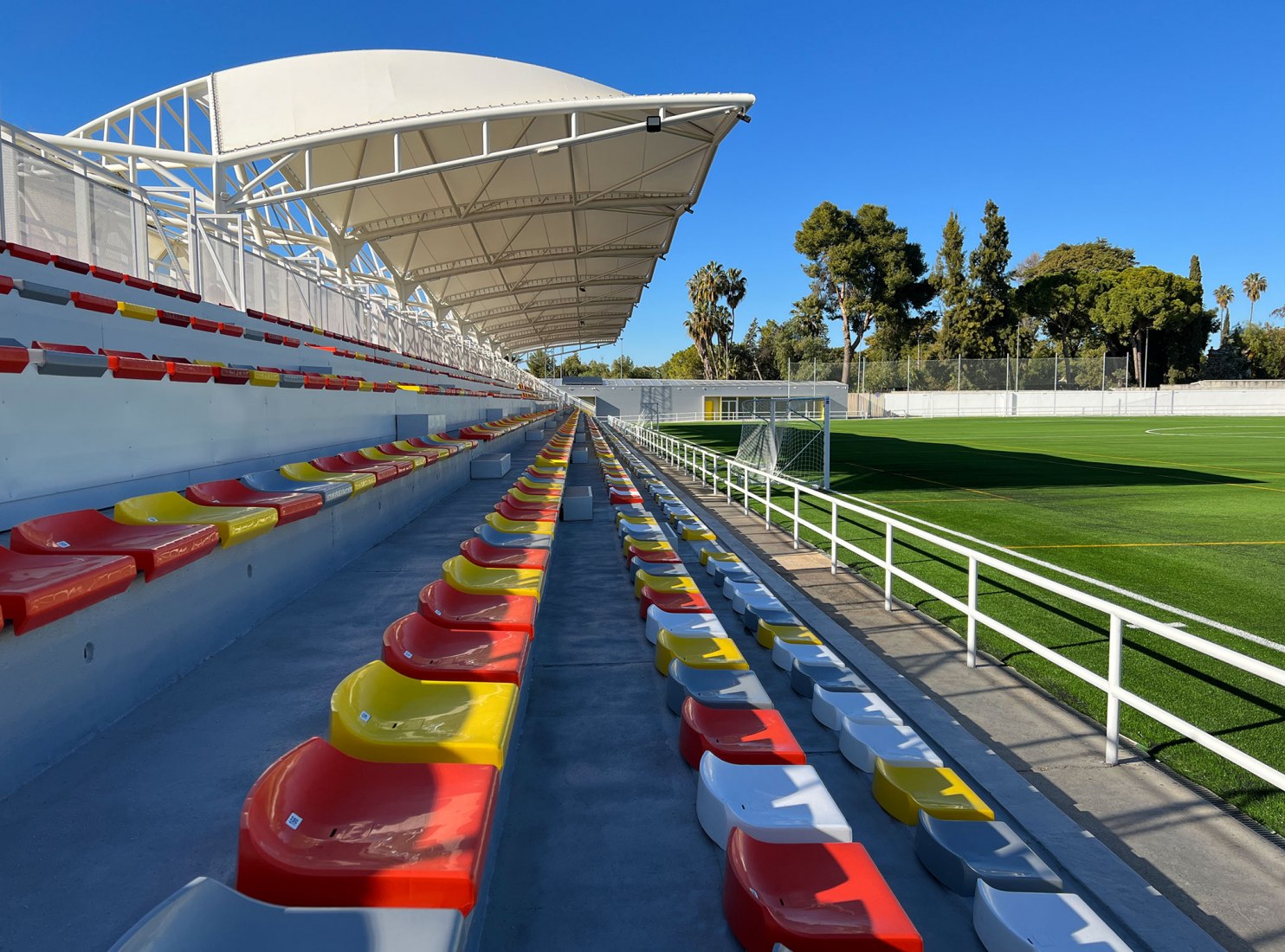 San Juan Bosco stadium by Nd Arquitectos. Photograph by Nd_Arquitectos.