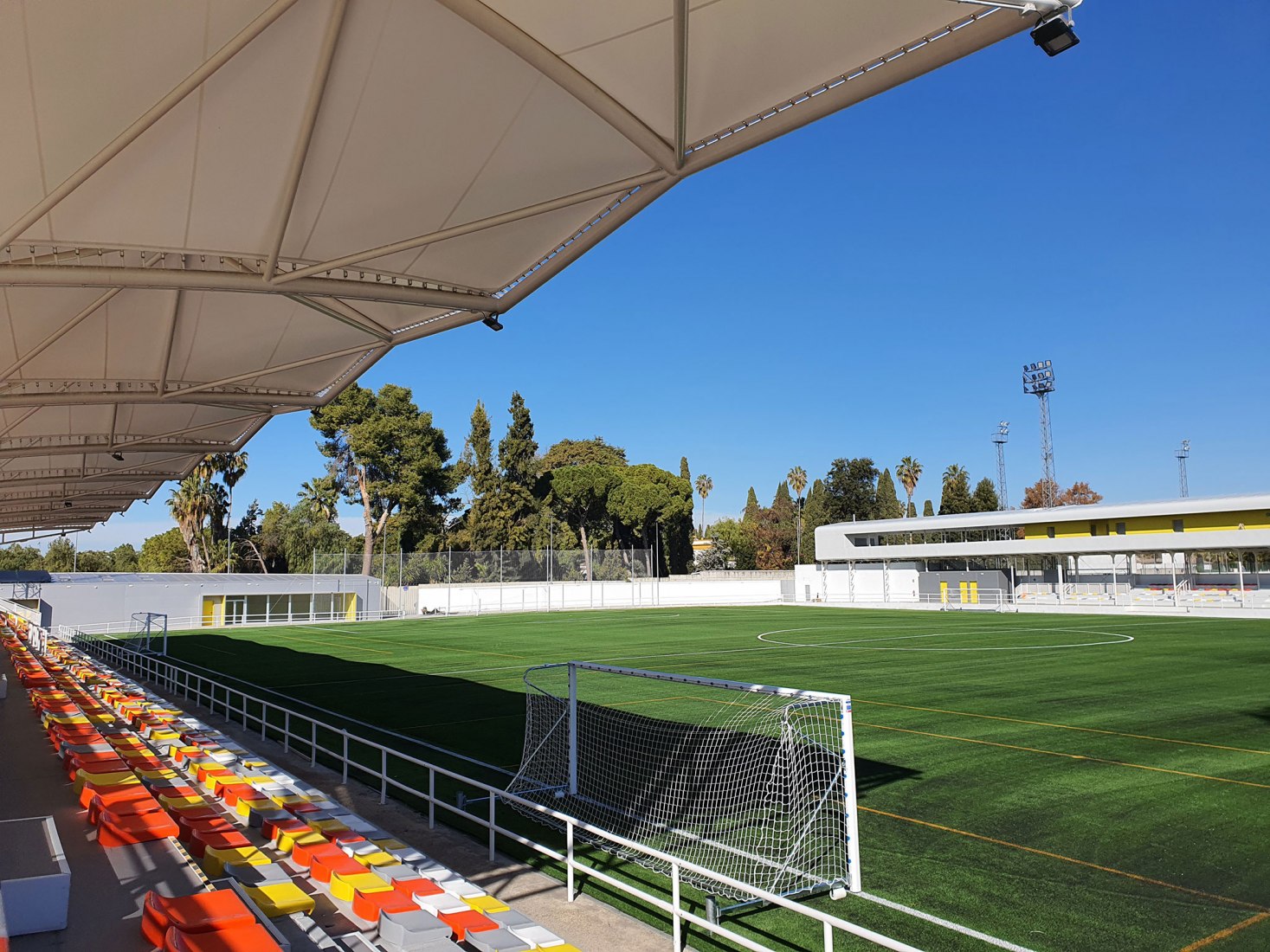 San Juan Bosco stadium by Nd Arquitectos. Photograph by Nd_Arquitectos.