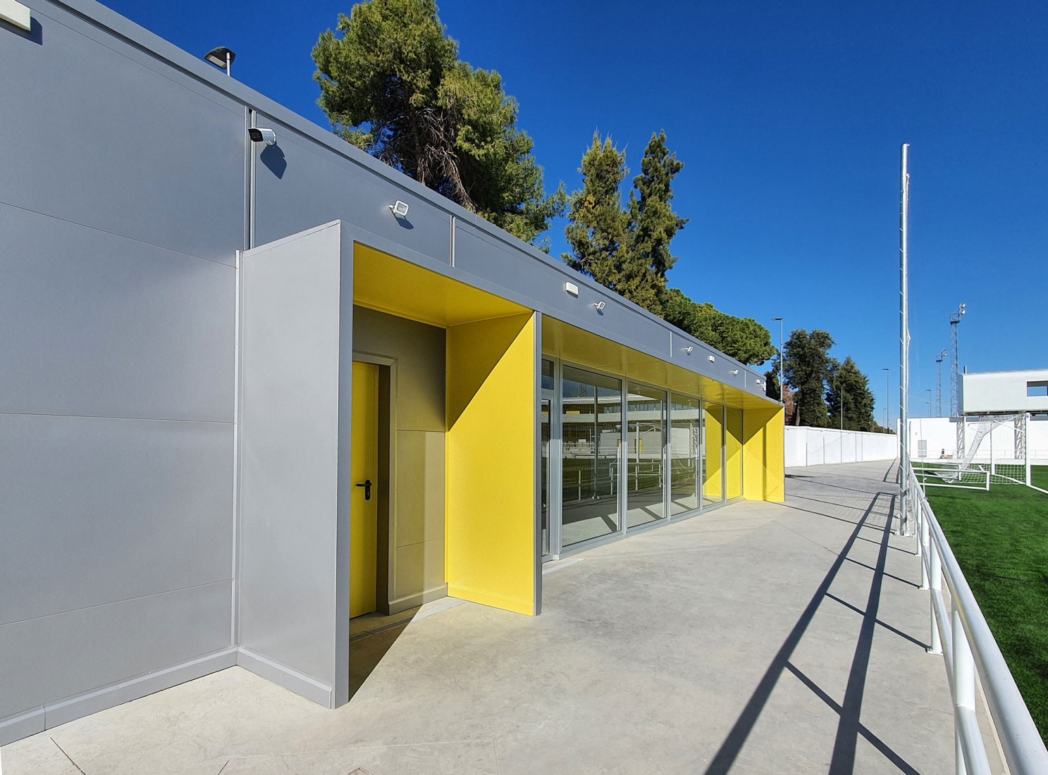 San Juan Bosco stadium by Nd Arquitectos. Photograph by Nd_Arquitectos.