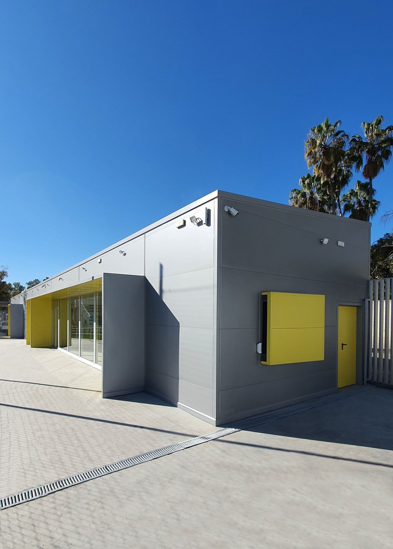 San Juan Bosco stadium by Nd Arquitectos. Photograph by Nd_Arquitectos.