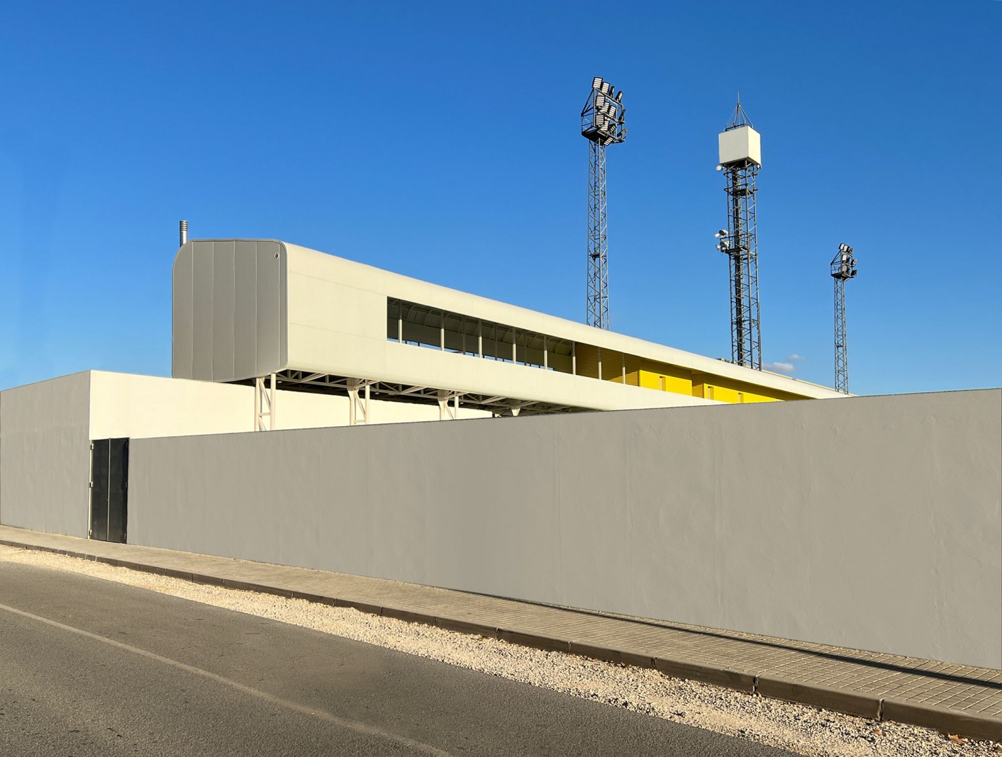 San Juan Bosco stadium by Nd Arquitectos. Photograph by Nd_Arquitectos.