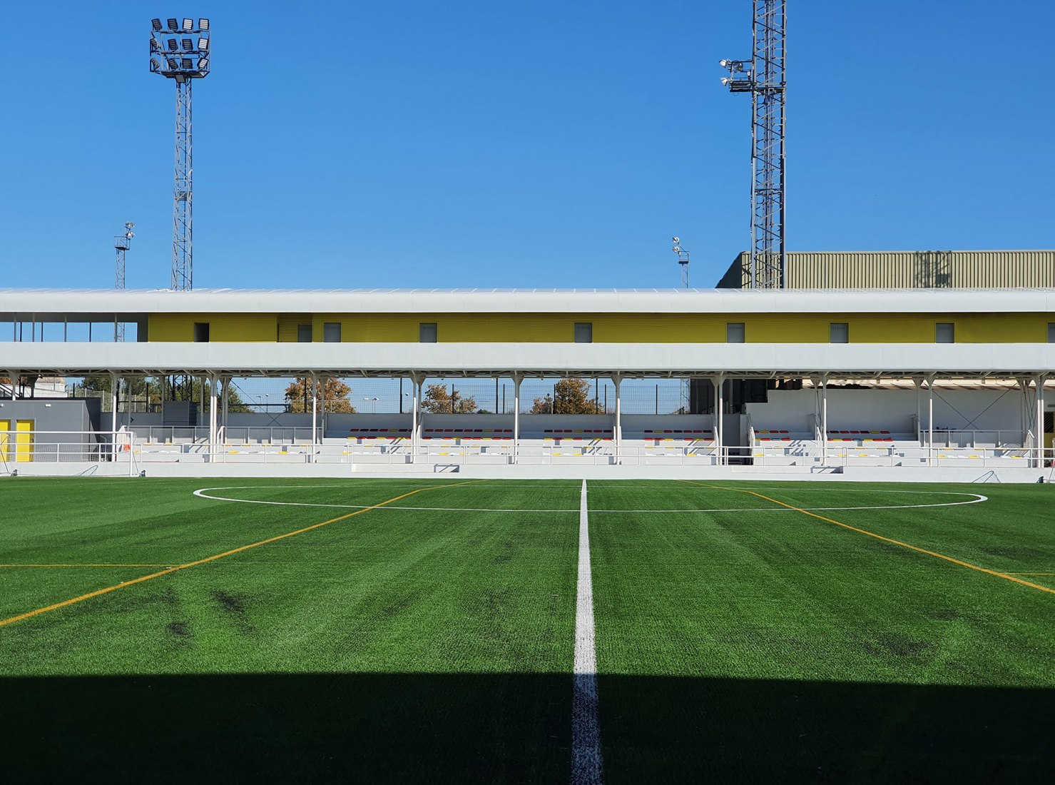 San Juan Bosco stadium by Nd Arquitectos. Photograph by Nd_Arquitectos.