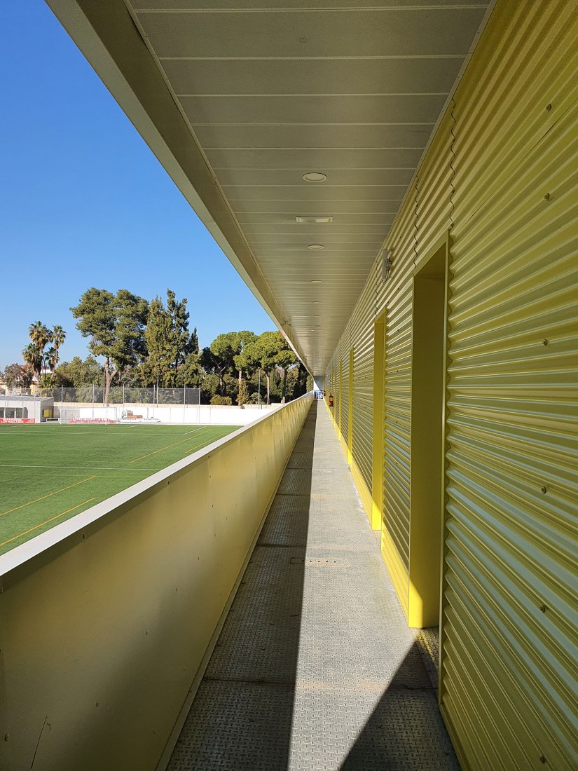 San Juan Bosco stadium by Nd Arquitectos. Photograph by Nd_Arquitectos.
