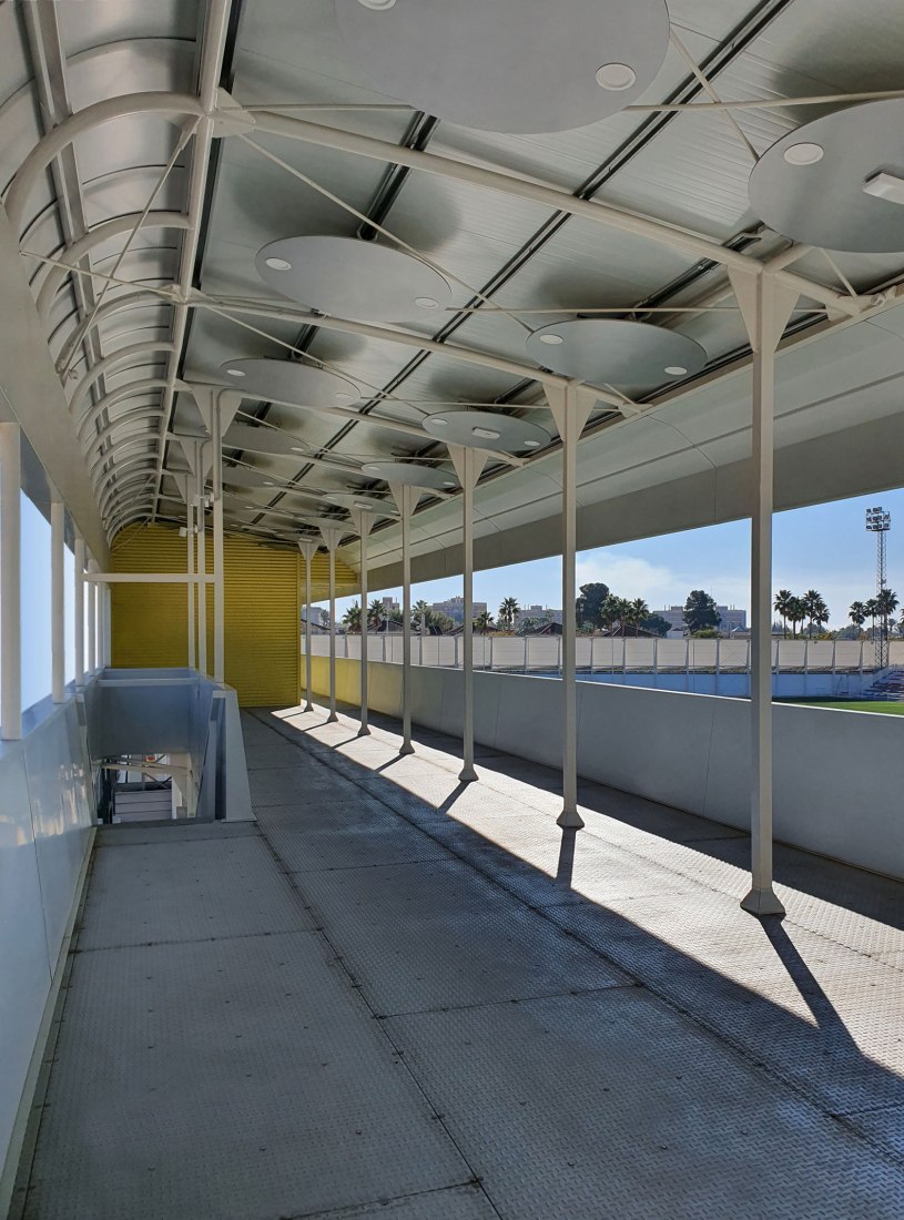 San Juan Bosco stadium by Nd Arquitectos. Photograph by Nd_Arquitectos.