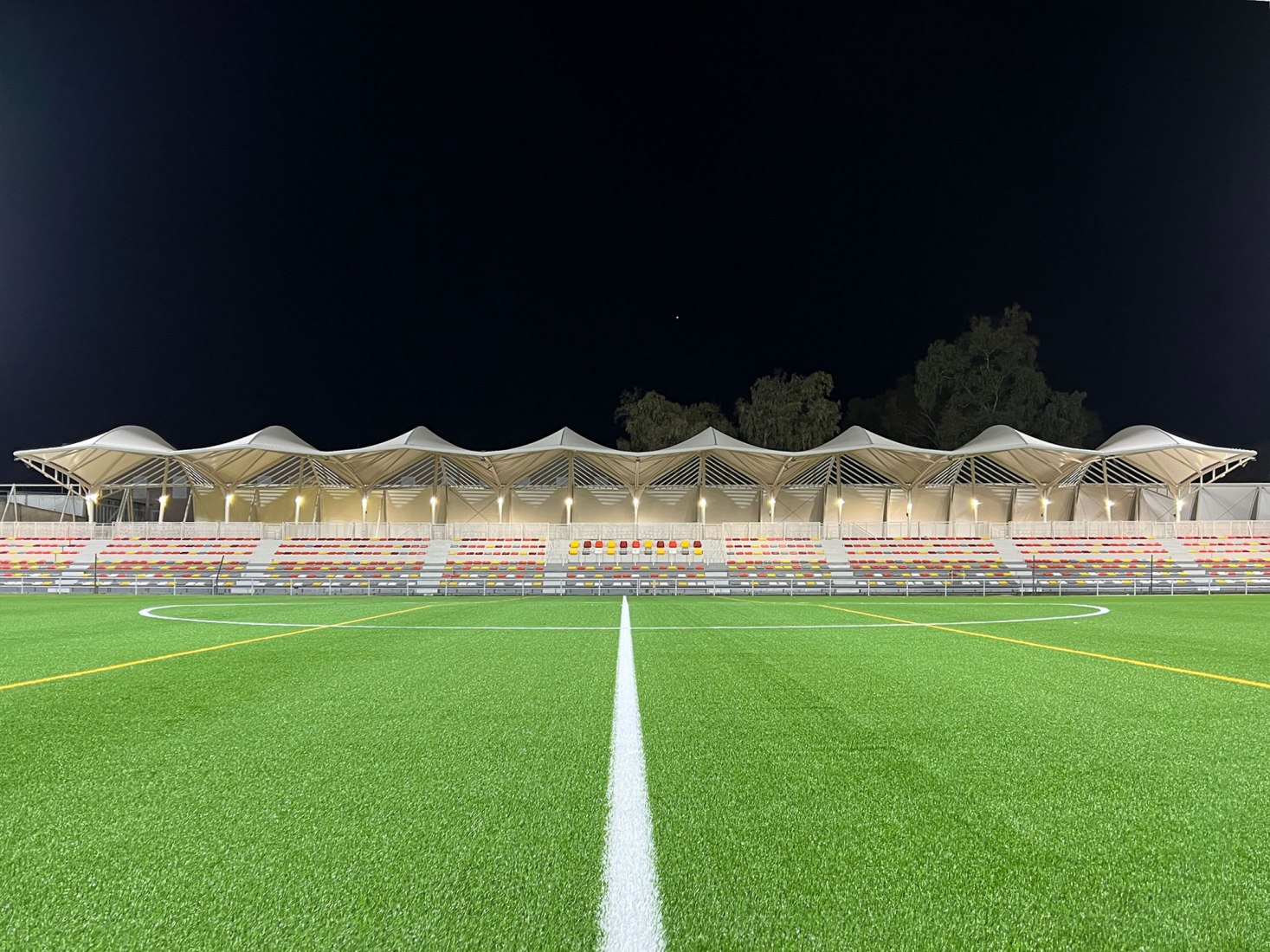 San Juan Bosco stadium by Nd Arquitectos. Photograph by Nd_Arquitectos.