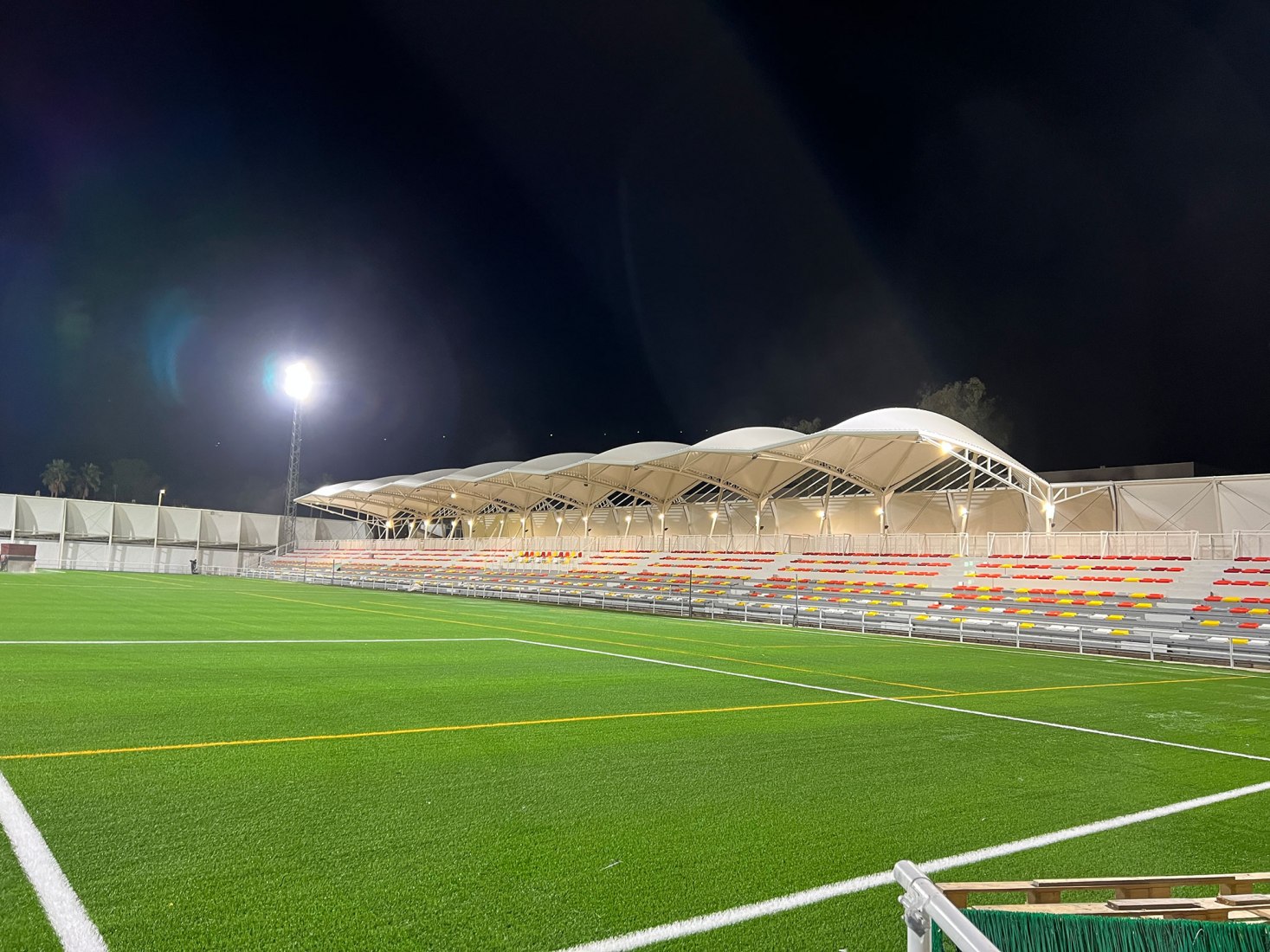 San Juan Bosco stadium by Nd Arquitectos. Photograph by Nd_Arquitectos.