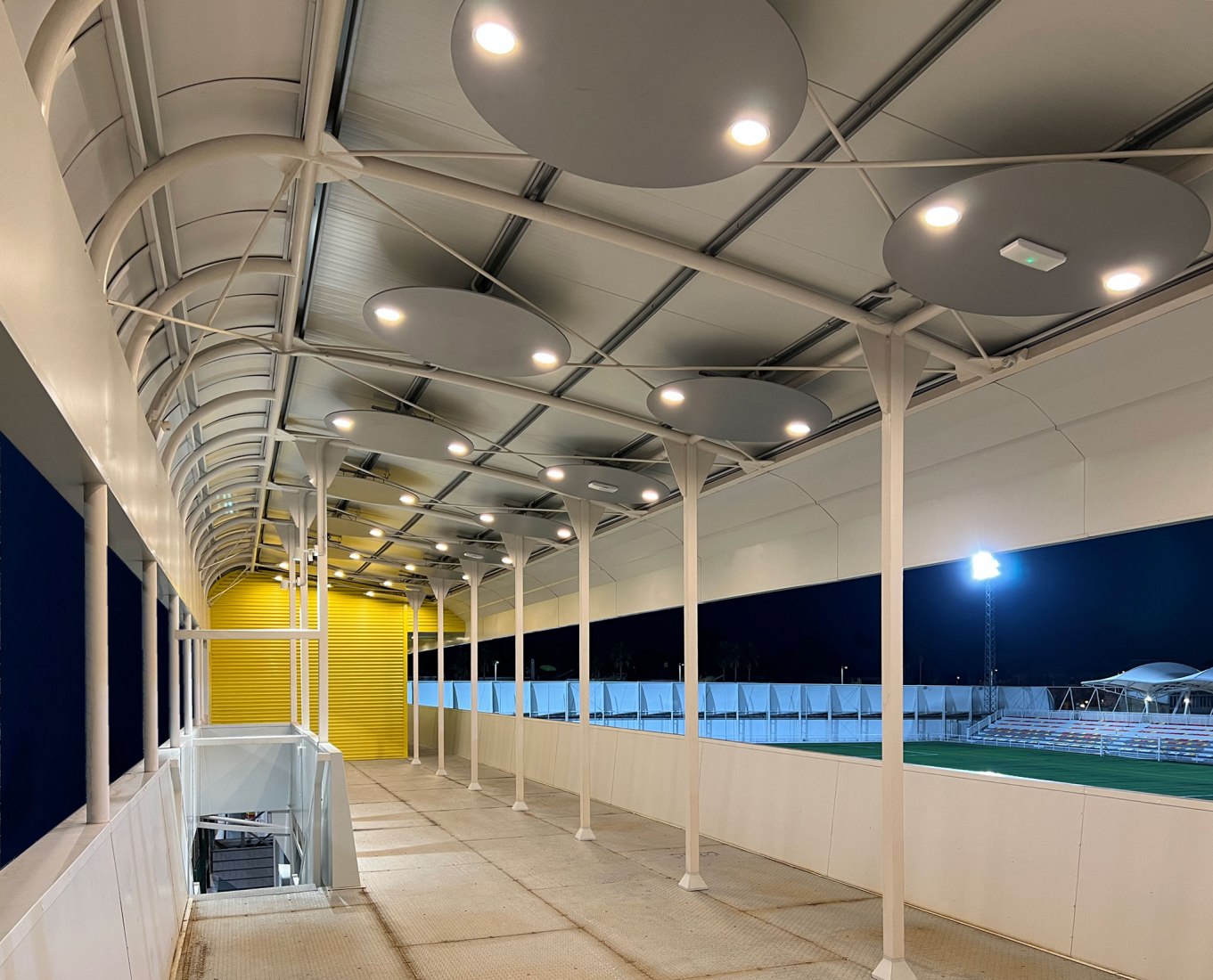 San Juan Bosco stadium by Nd Arquitectos. Photograph by Nd_Arquitectos.