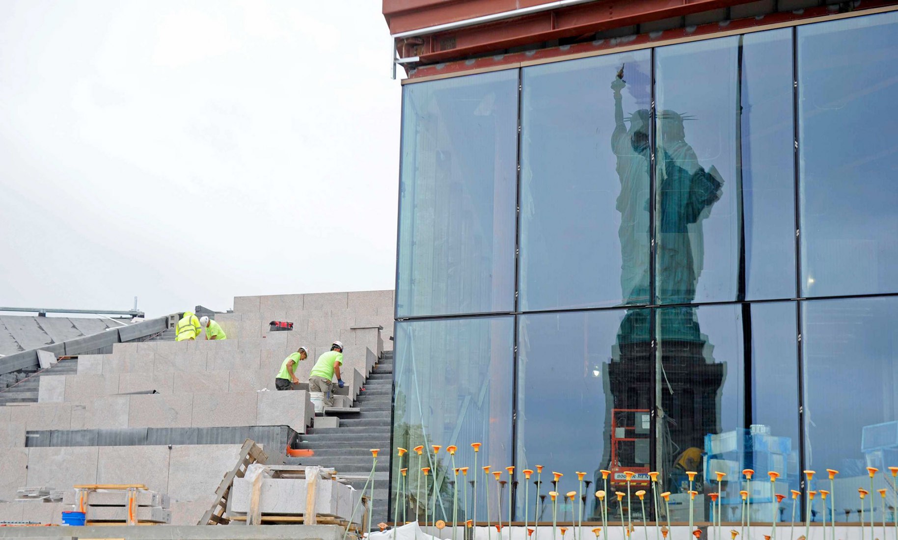 Museo de la Estatua de la Libertad por FXCollaborative. Fotografía por Diane Bondareff/AP Images para la Statue of Liberty-Ellis Island Foundation
