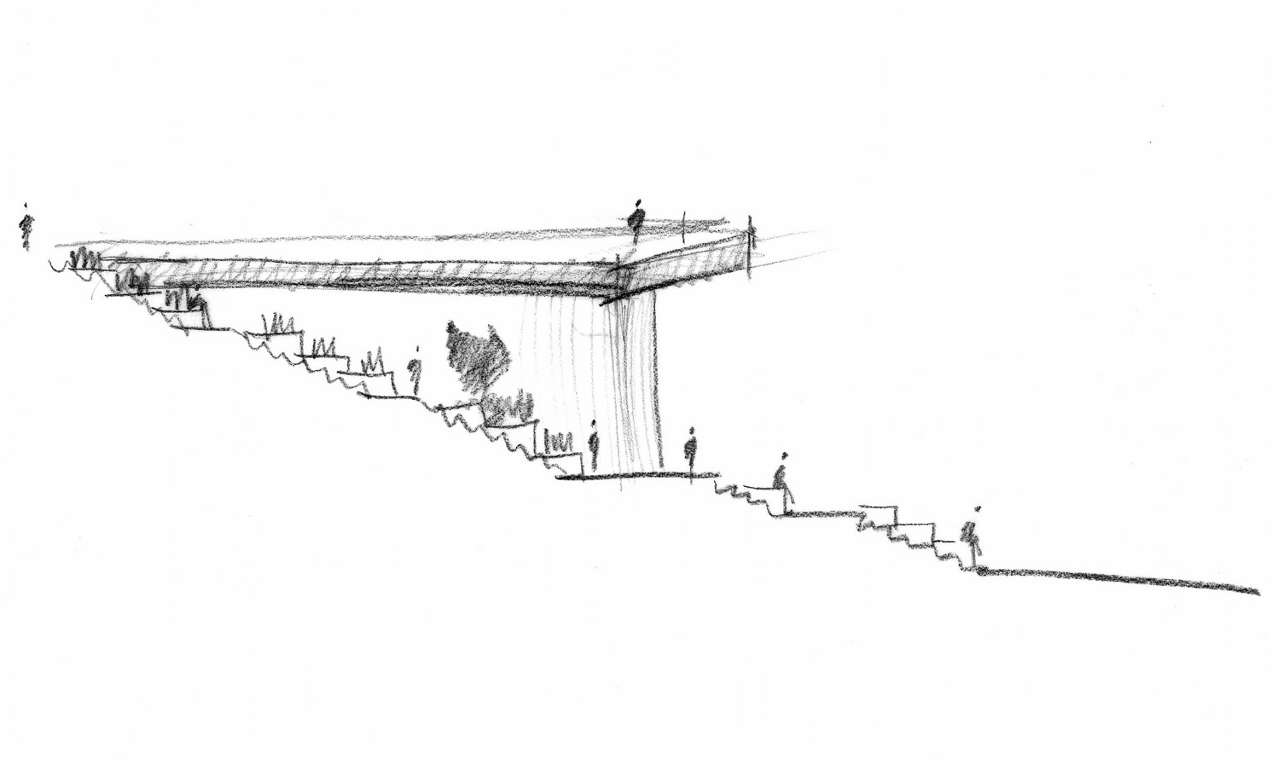 Croquis. Statue of Liberty Museum por FXCollaborative.