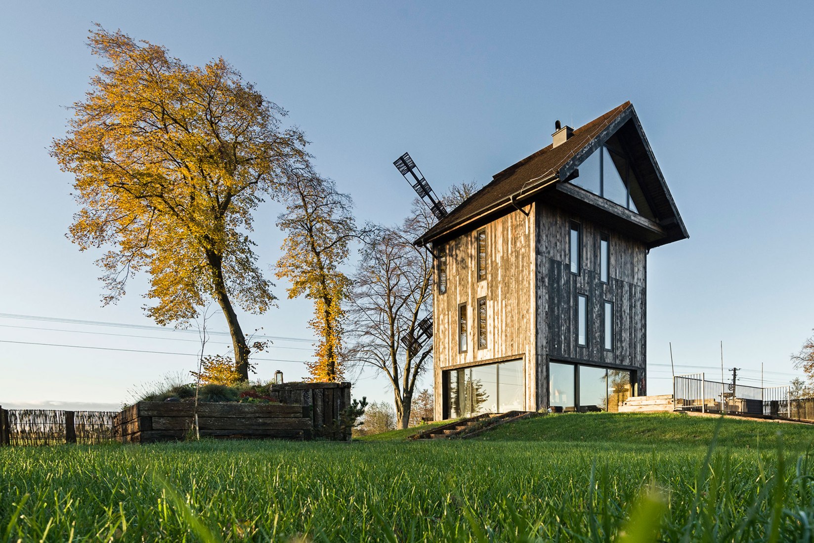 Windmill house by o4 architekci. Photograph by Rafał Chojnacki Fotografia Architektury.