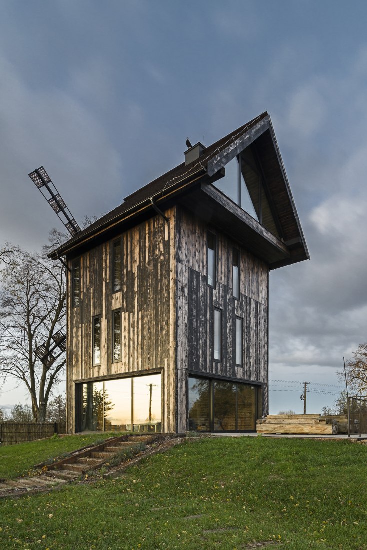 Windmill house by o4 architekci. Photograph by Rafał Chojnacki Fotografia Architektury.