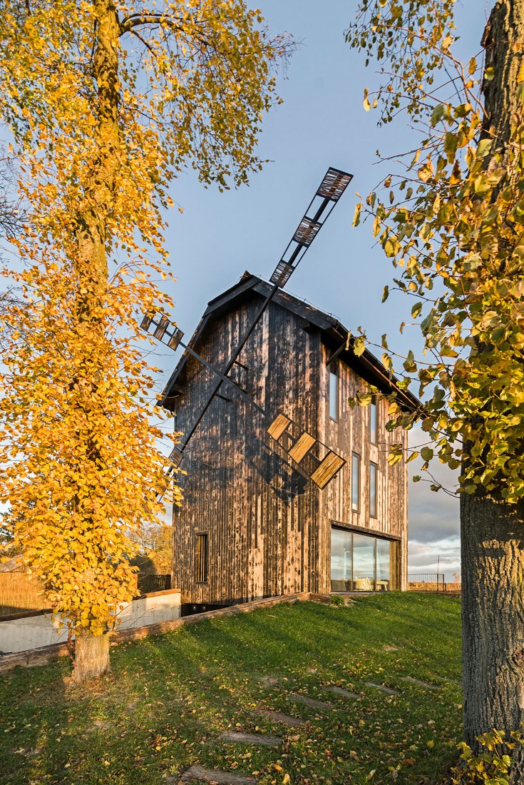 Windmill house by o4 architekci. Photograph by Rafał Chojnacki Fotografia Architektury.