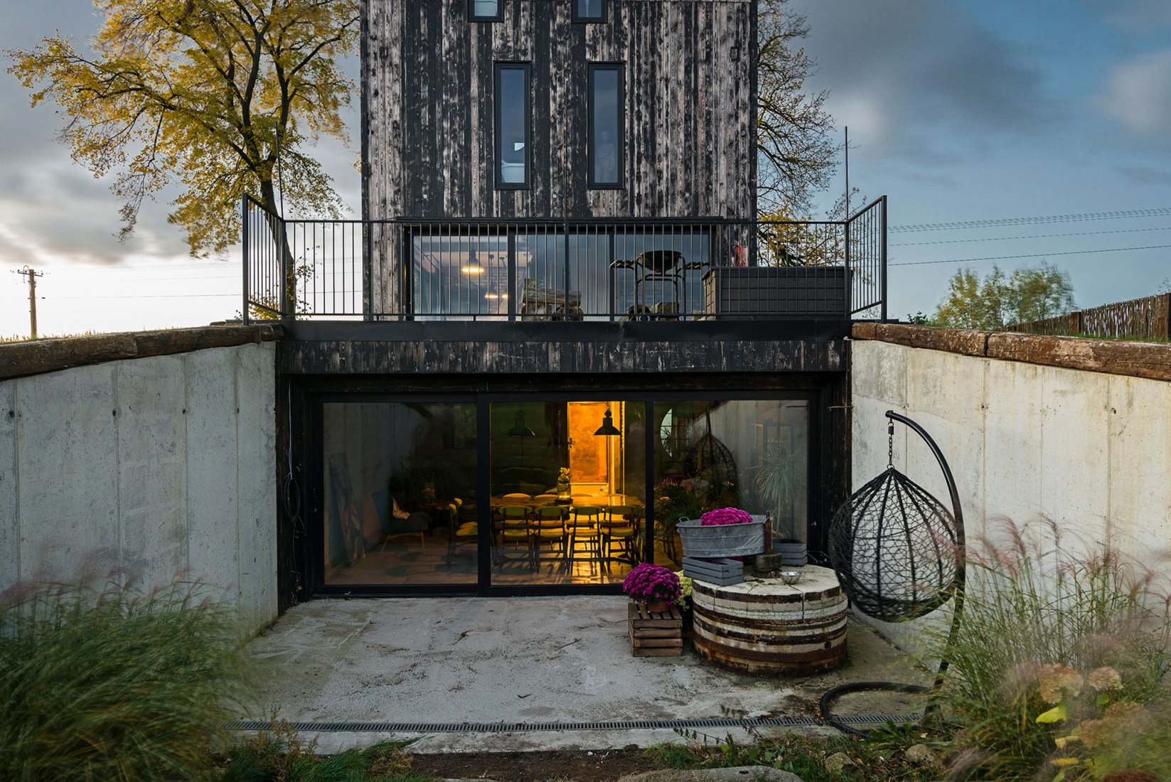 Windmill house by o4 architekci. Photograph by Rafał Chojnacki Fotografia Architektury.