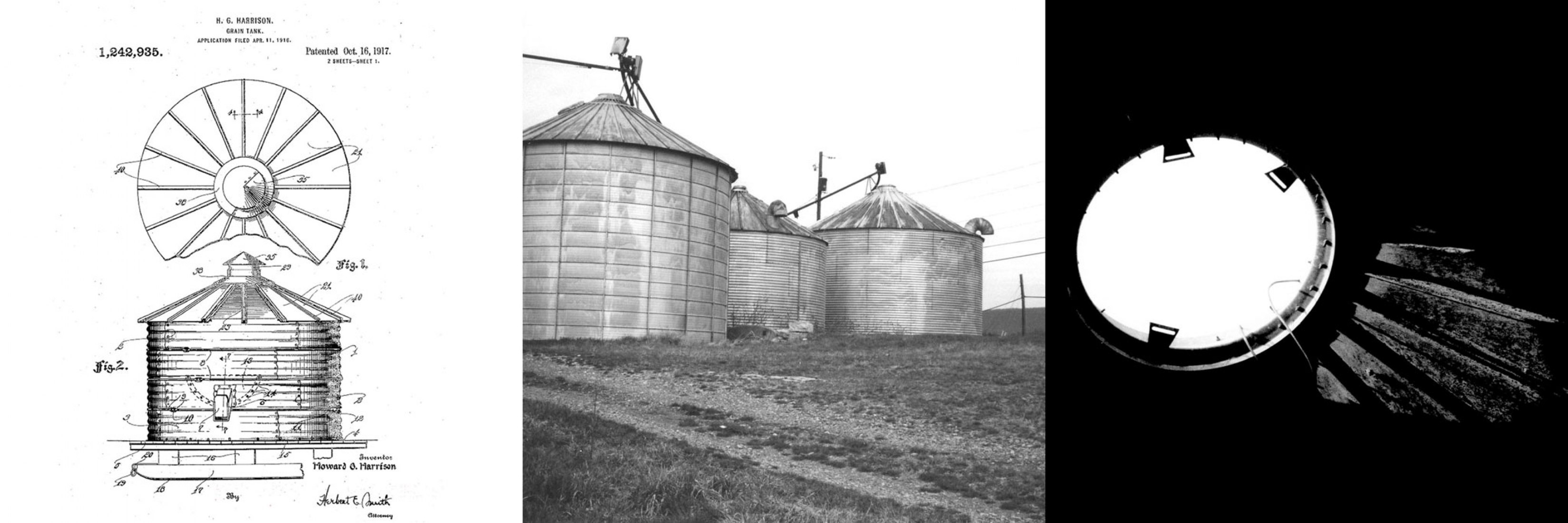 Silos de grano. Instalación de arte Oculi en Governors Island. Cortesía de Cornell University