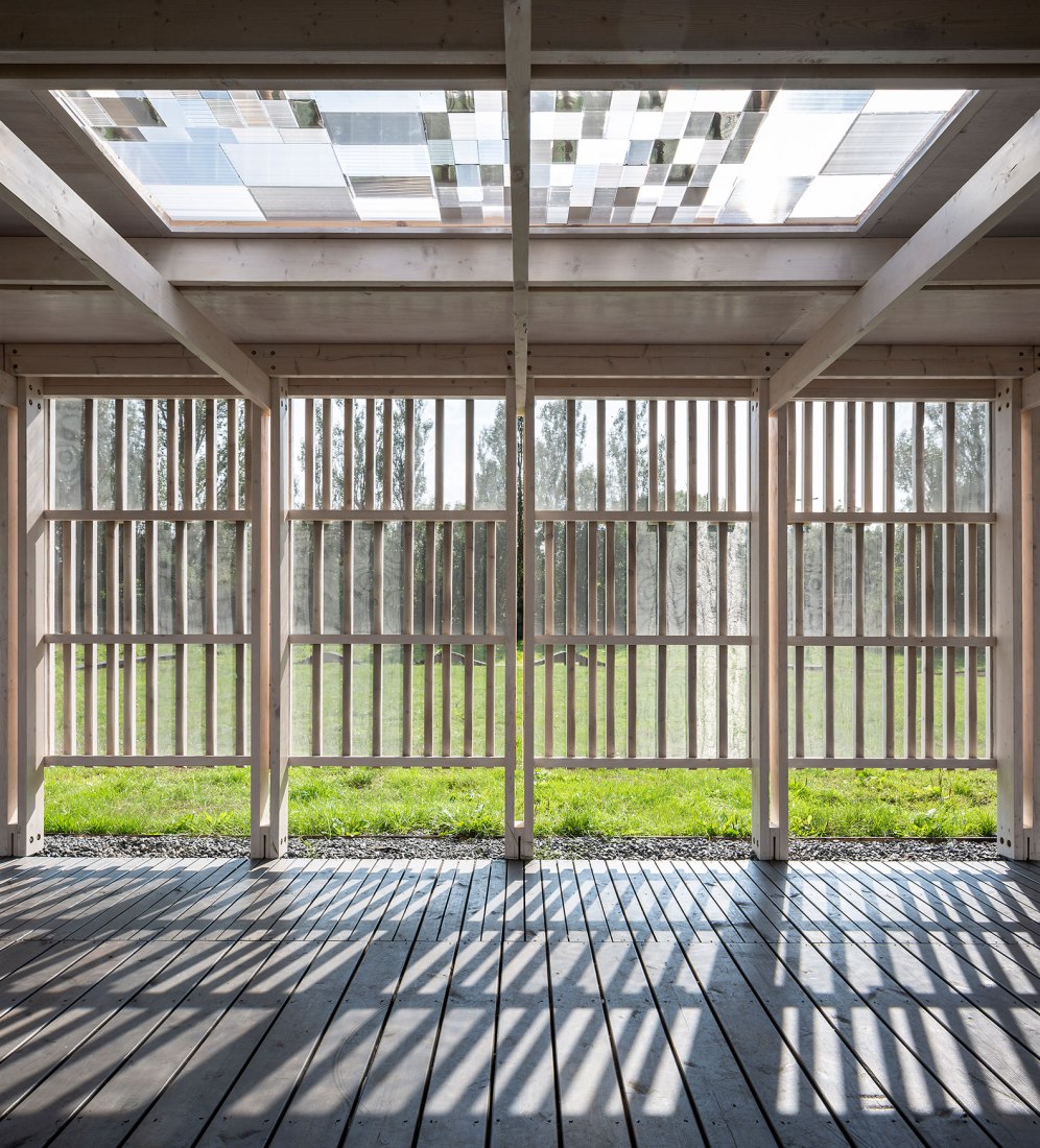 Rainbow Pavilion by O'DonnellBrown. Photograph by Keith Hunter.