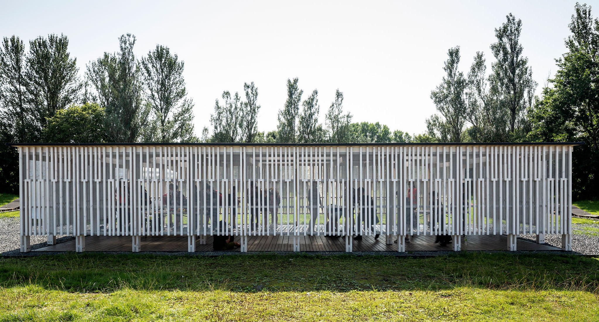 Rainbow Pavilion by O'DonnellBrown. Photograph by Keith Hunter.