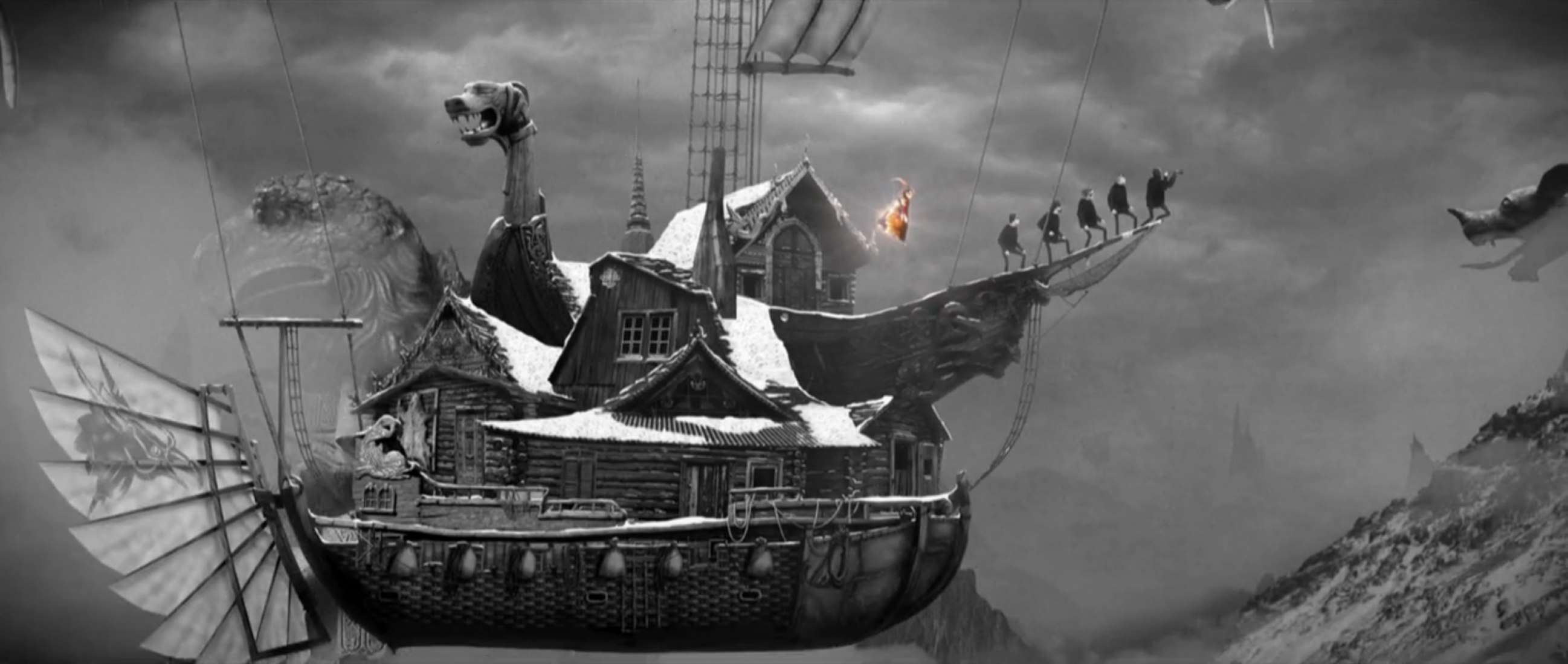 Video screenshot. "Little Talks" by Of Monsters and Men. Video by WeWereMonkeys.