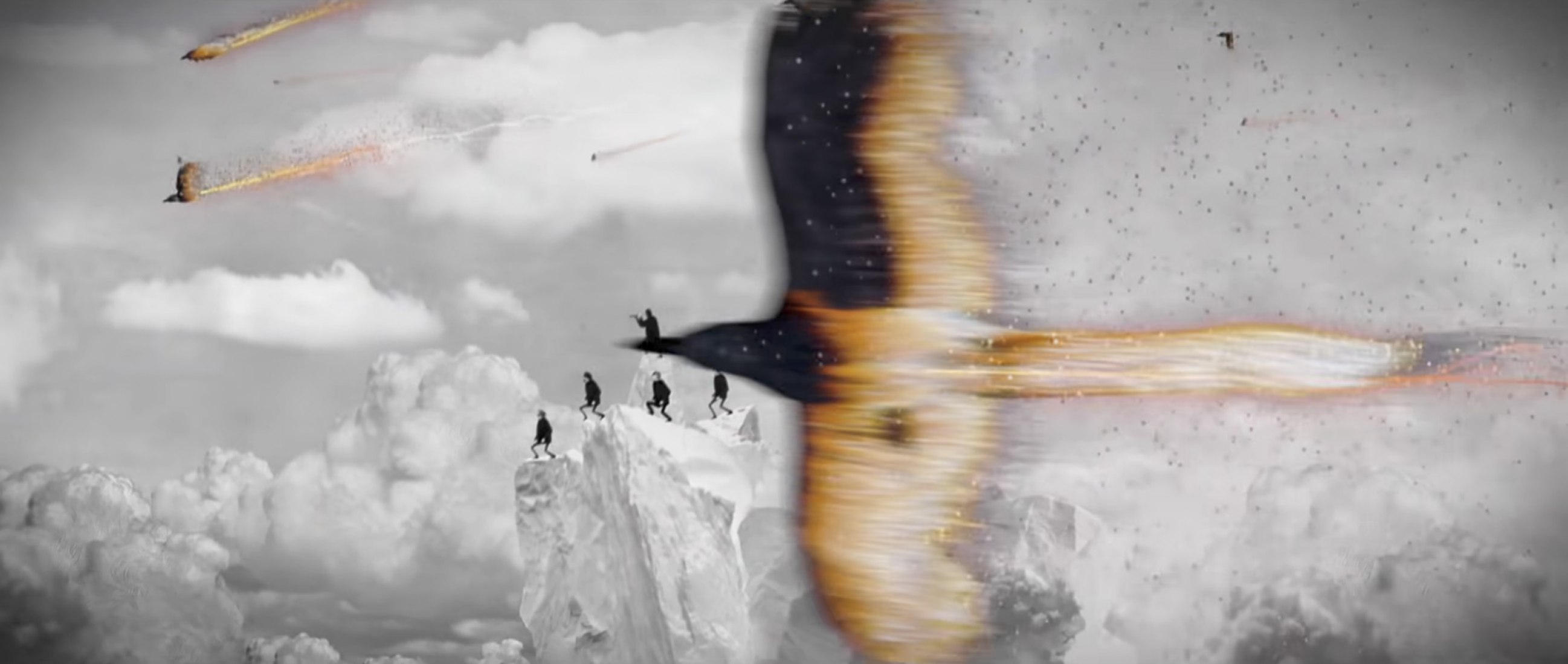 Video screenshot. "Little Talks" by Of Monsters and Men. Video by WeWereMonkeys.