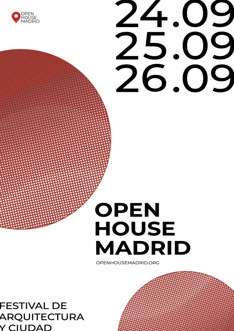Cartel promocional por Open House Madrid