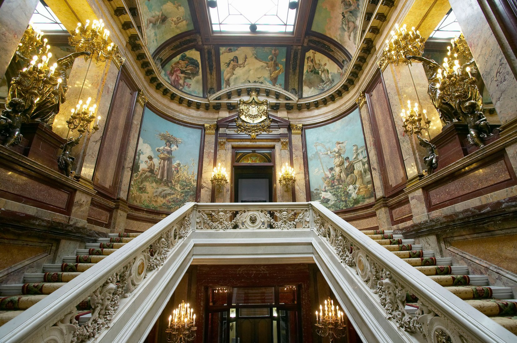 El Palacio de Linares sede de la Casa de América, en la VI edición de Open House Madrid. Fotografía cortesía de Casa America