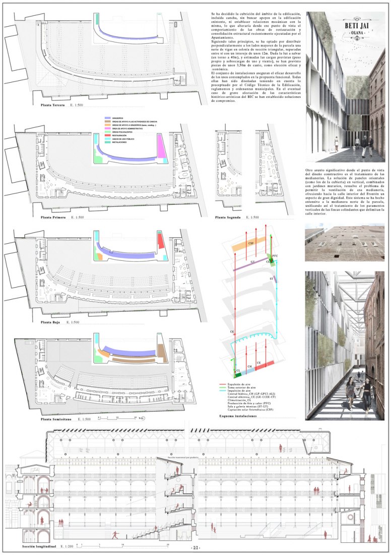 Mención. OLANA.  Autores: ARGOLA ARQUITECTOS, PLANEAMIENTO URBANO, ARQUITECTURA E INGENIERÍA, S.L.P. (Representante: Luis González Sterling. Director del Proyecto: Javier Alau Massa, Antonio Lopera Arazola, María del MAr Granero Pérez y Álvaro Antonio Calvo Acuña)