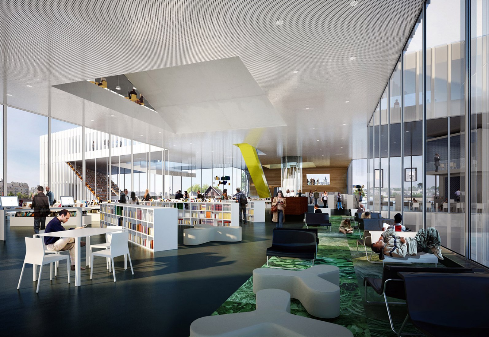 Bibliothèque Alexis of Tocqueville by OMA.
