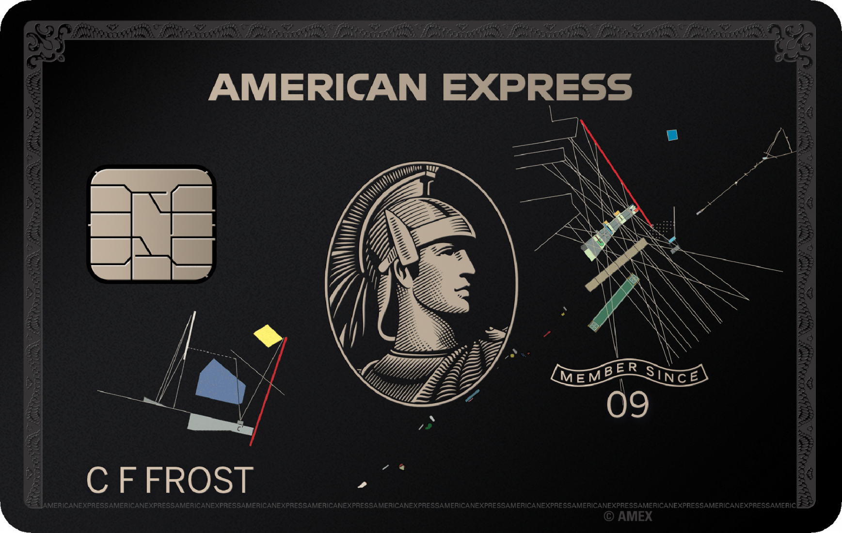 Boompjes de OMA, adaptado para la tarjeta American Express Centurion. Fotografía cortesía de American Express 