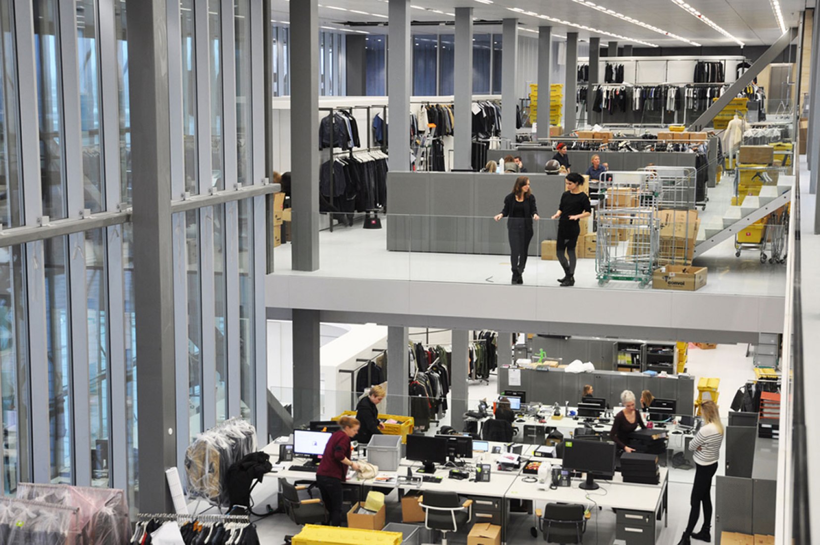 Vista interior de la nueva sede de G-Star RAW por OMA. Fotografía © G-Star RAW. Cortesía de OMA.