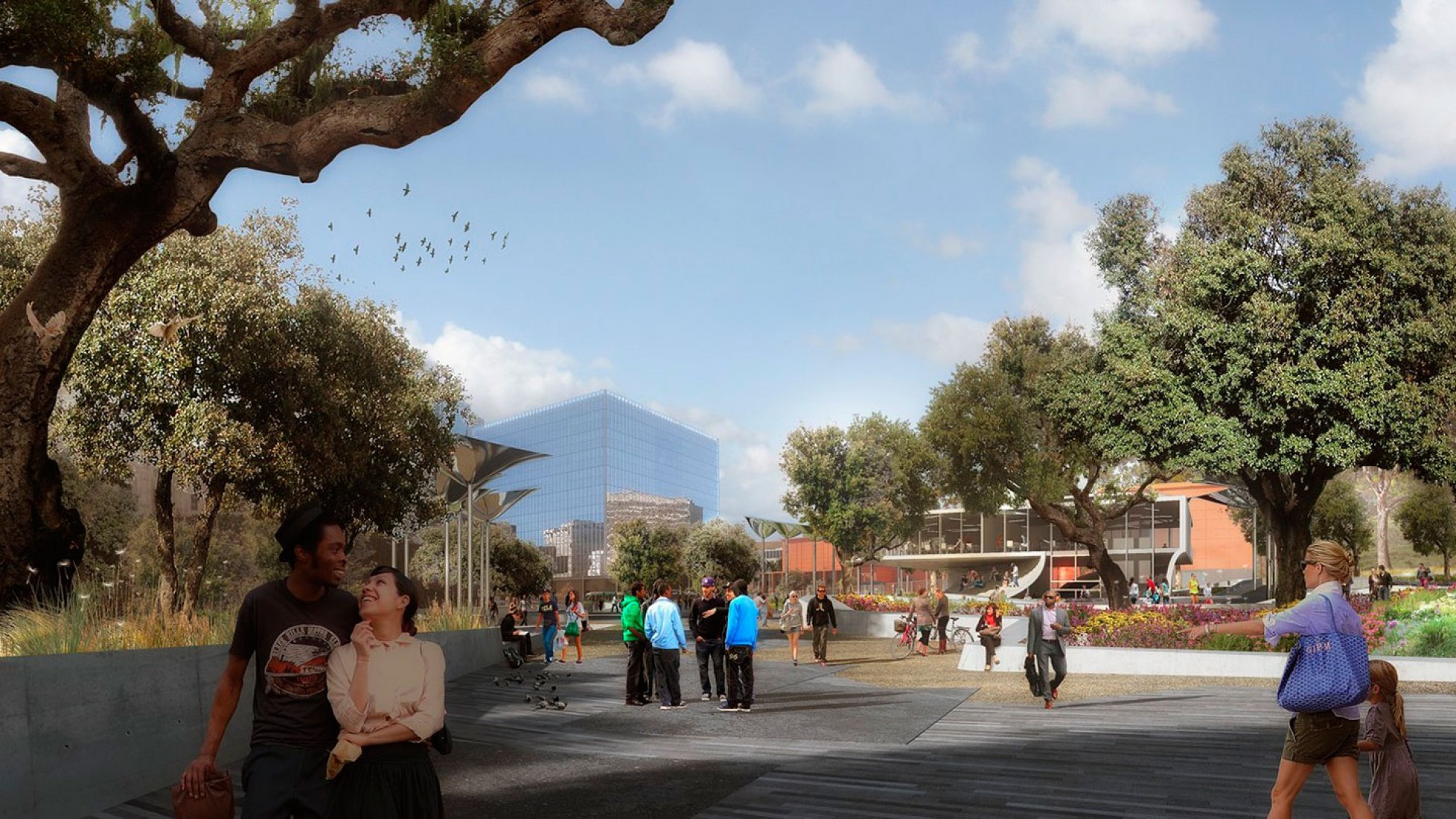 Nuevo “FAB Park” en LA por MLA, OMA y IDEO. Imagen cortesía de OMA.