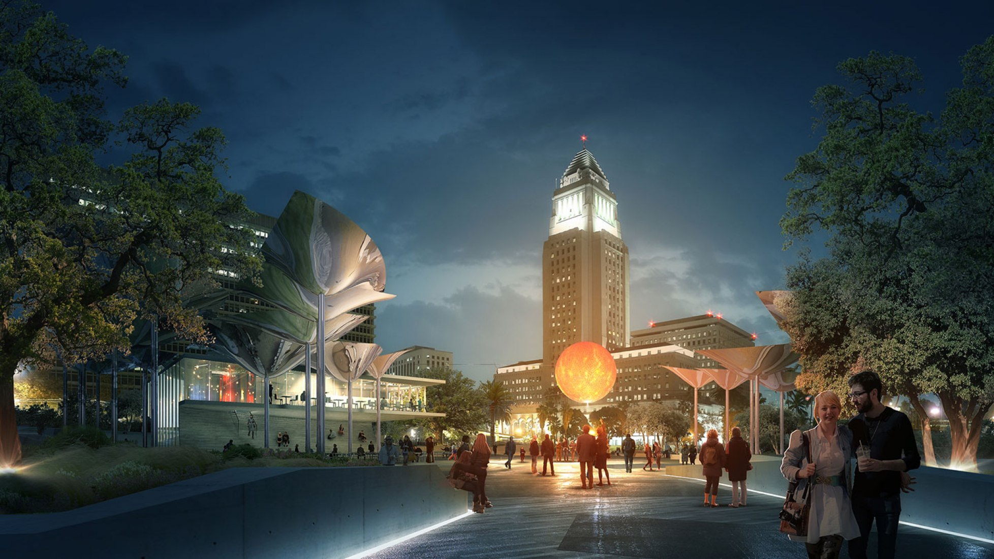 Nuevo “FAB Park” en LA por MLA, OMA y IDEO. Imagen cortesía de OMA.