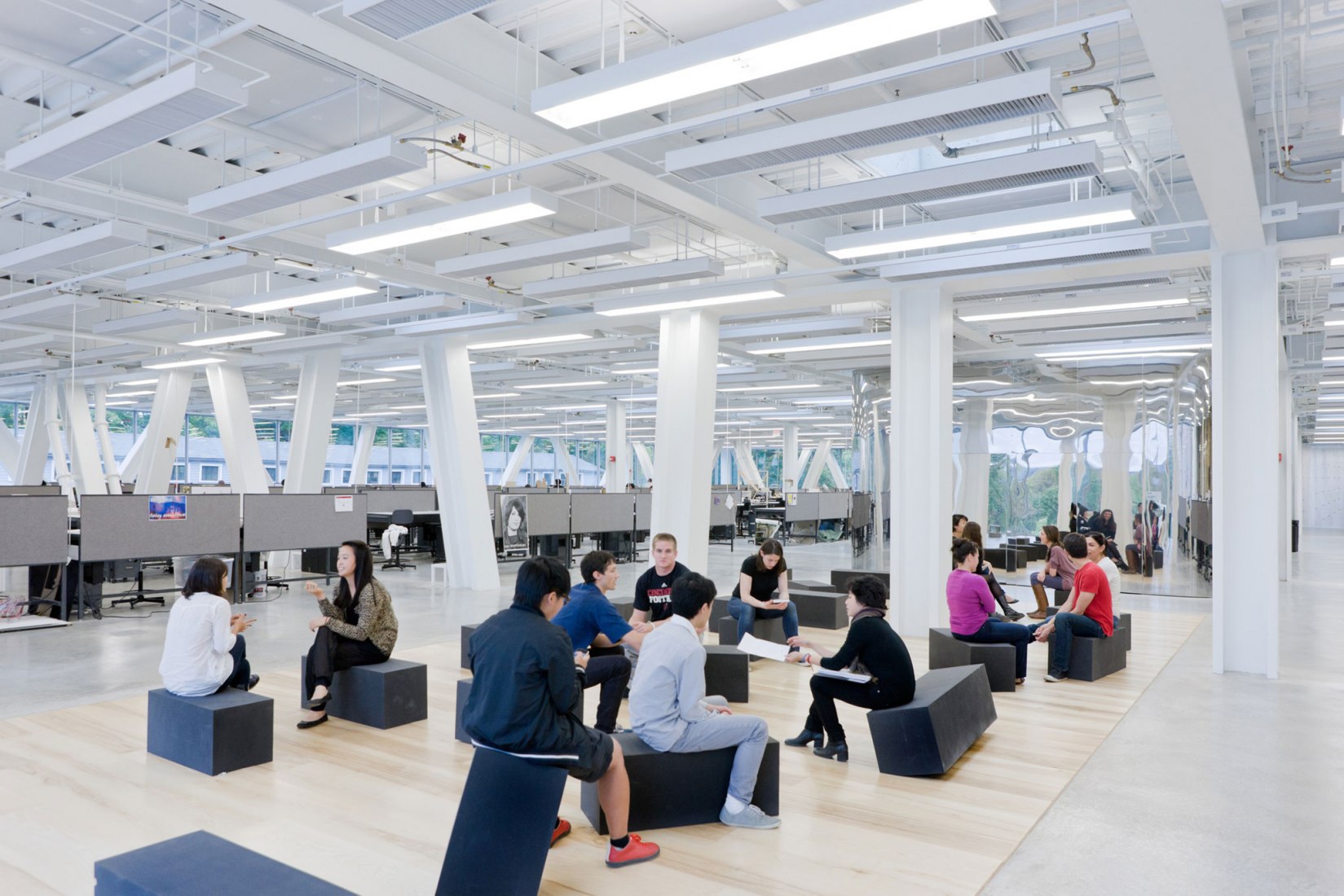 Cornell Milstein Hall por OMA Nueva York. Imagen cortesía de OMA; Fotografía por Iwan Baan