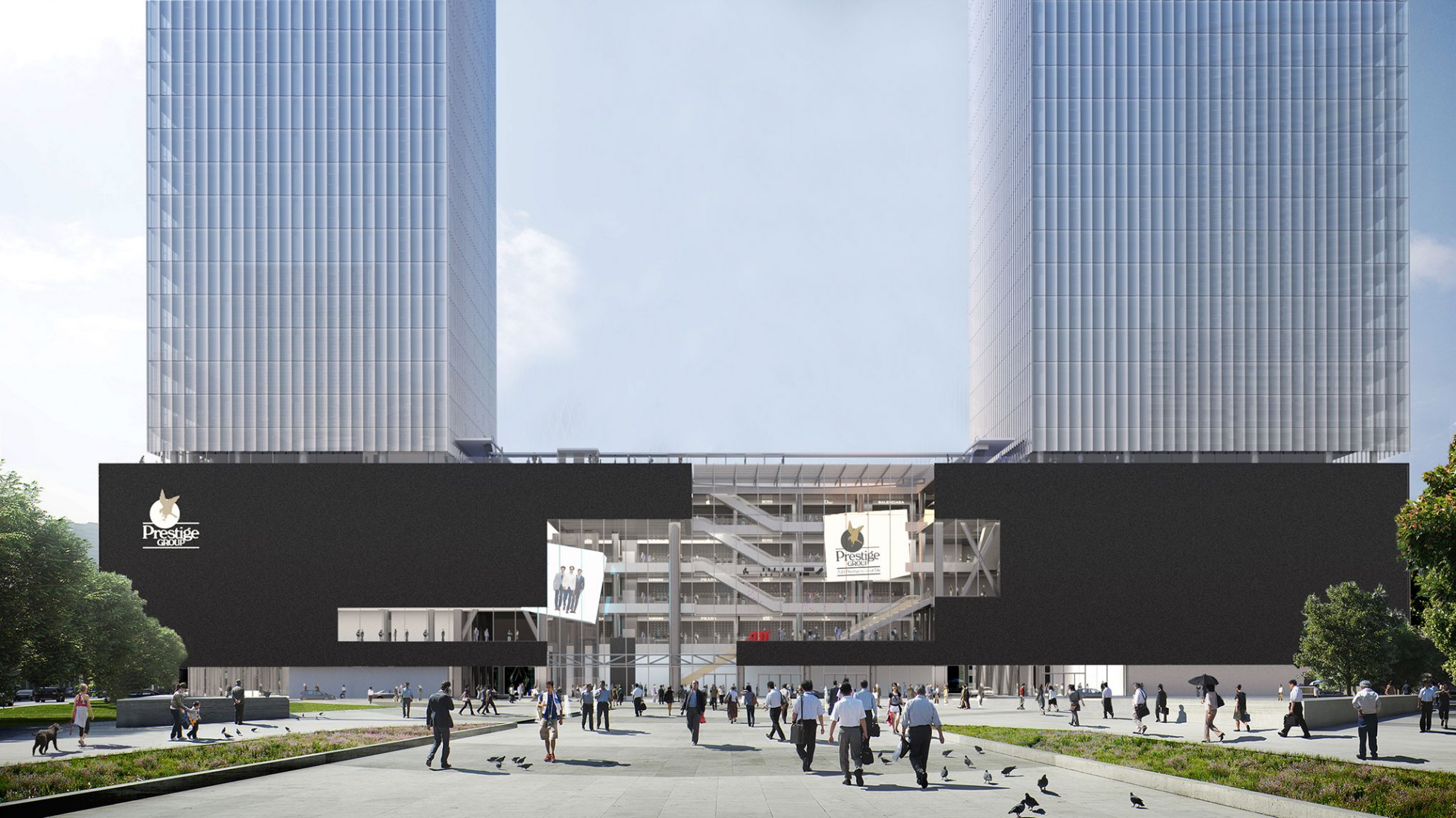 Prestige Liberty Towers by OMA / Iyad Alsaka. Image courtesy of OMA.