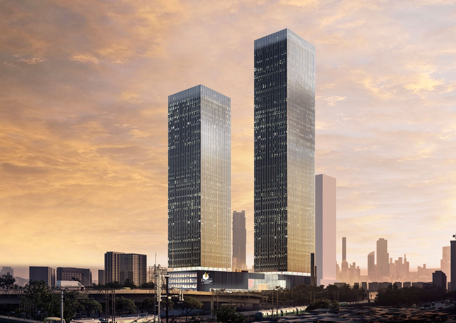 Prestige Liberty Towers by OMA / Iyad Alsaka. Image courtesy of OMA.
