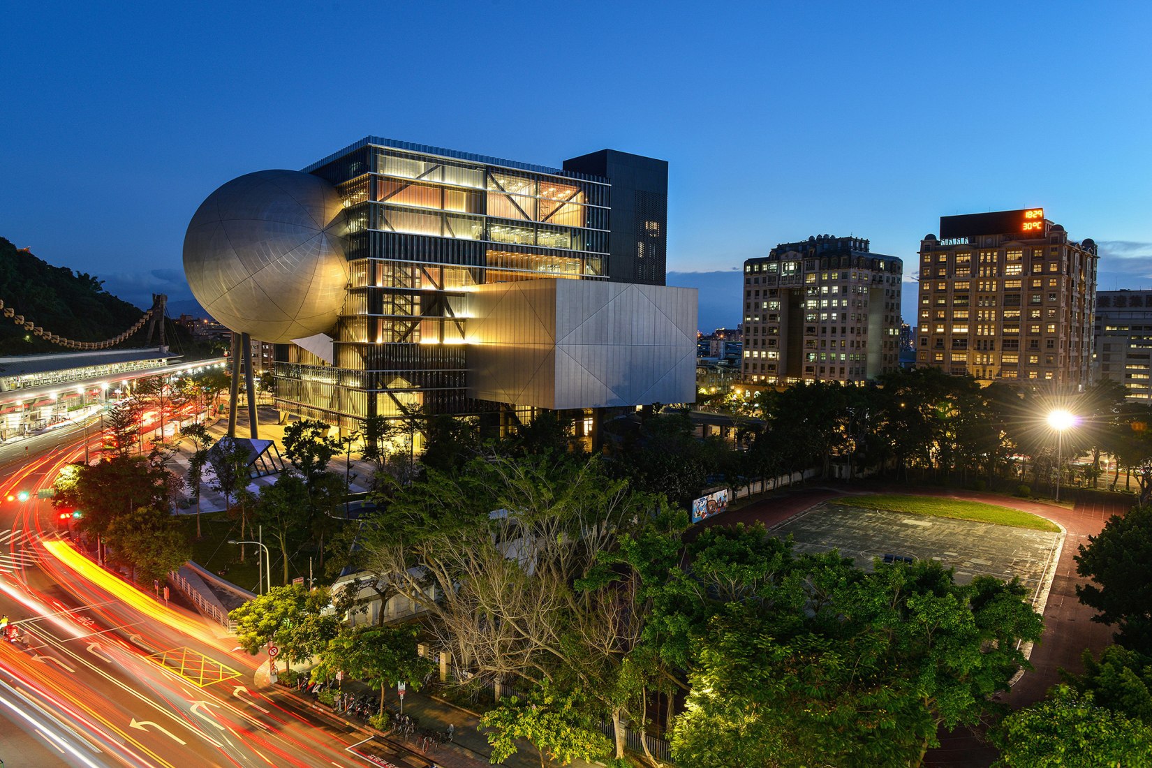 Centro de Artes Escénicas de Taipei por OMA. Fotografía de Shephotoerd Co. 