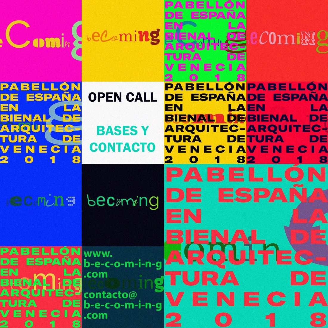 Convocatoria de propuestas - Open Call. Becoming, Pabellón de España en la Bienal de Arquitectura de Venecia 2018