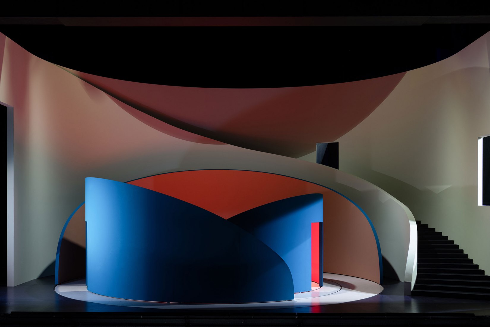 Set Design for Rigoletto in Basel by Pierre Yovanovitch. Photography by Paolo Abate