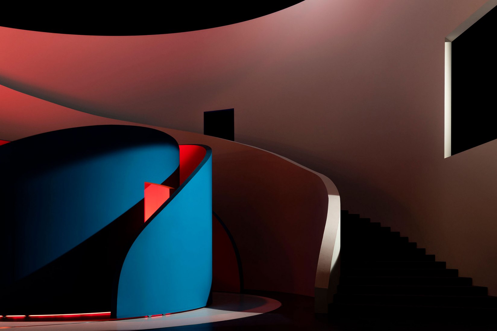 Set Design for Rigoletto in Basel by Pierre Yovanovitch. Photography by Paolo Abate