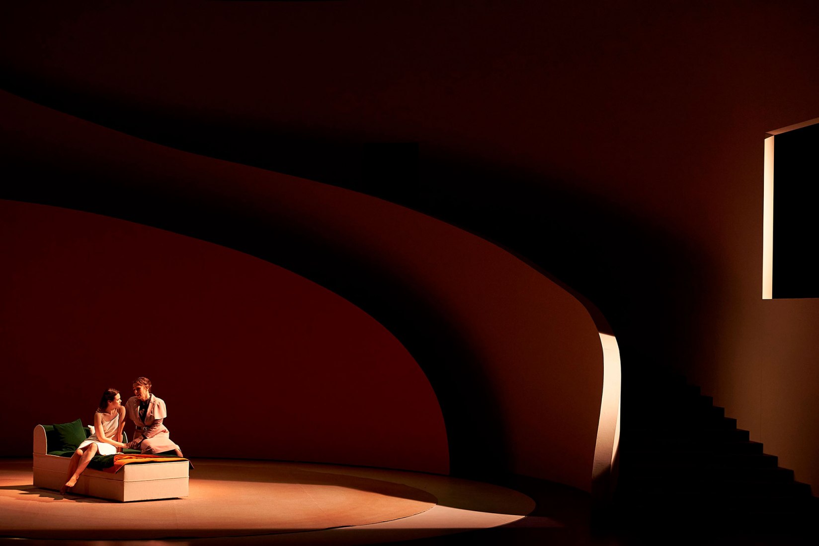 Set Design for Rigoletto in Basel by Pierre Yovanovitch. Photography by Matthias Baus