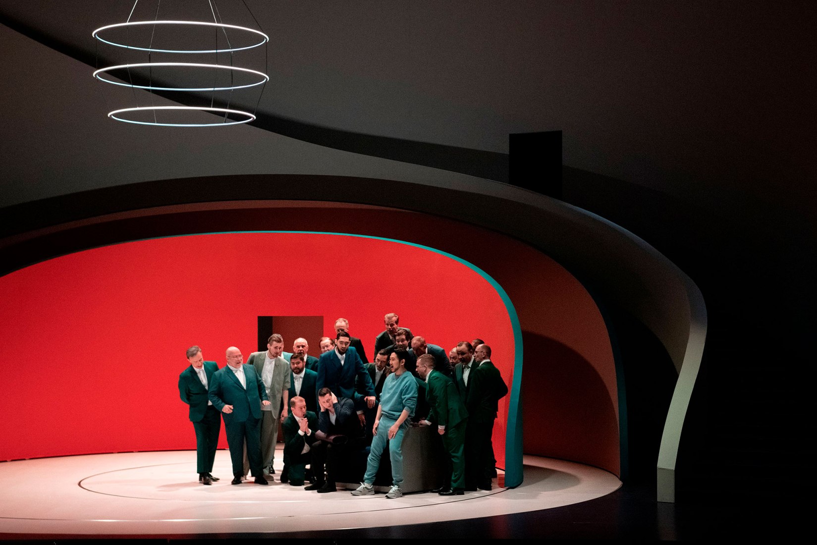 Set Design for Rigoletto in Basel by Pierre Yovanovitch. Photography by Paolo Abate