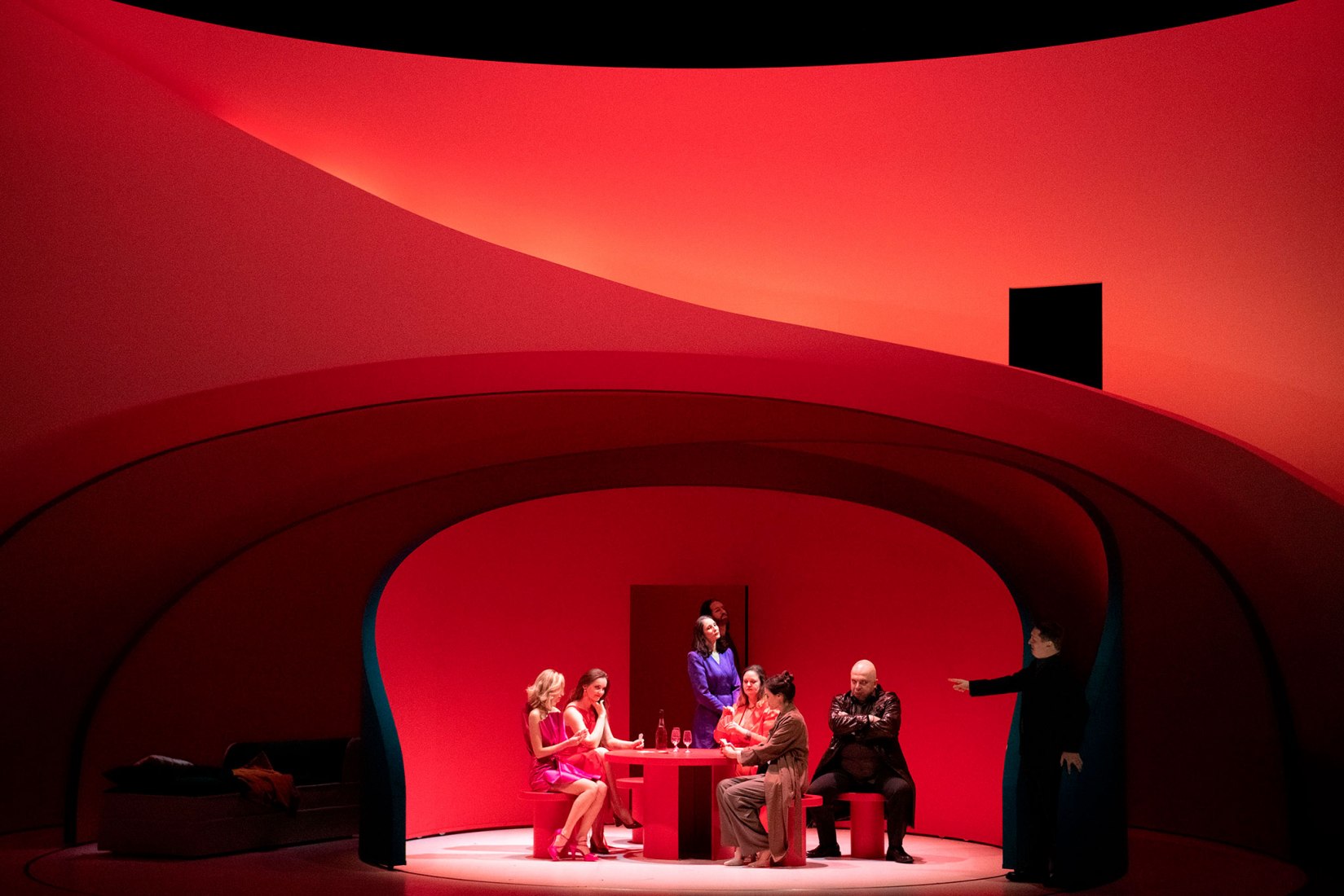 Set Design for Rigoletto in Basel by Pierre Yovanovitch. Photography by Paolo Abate