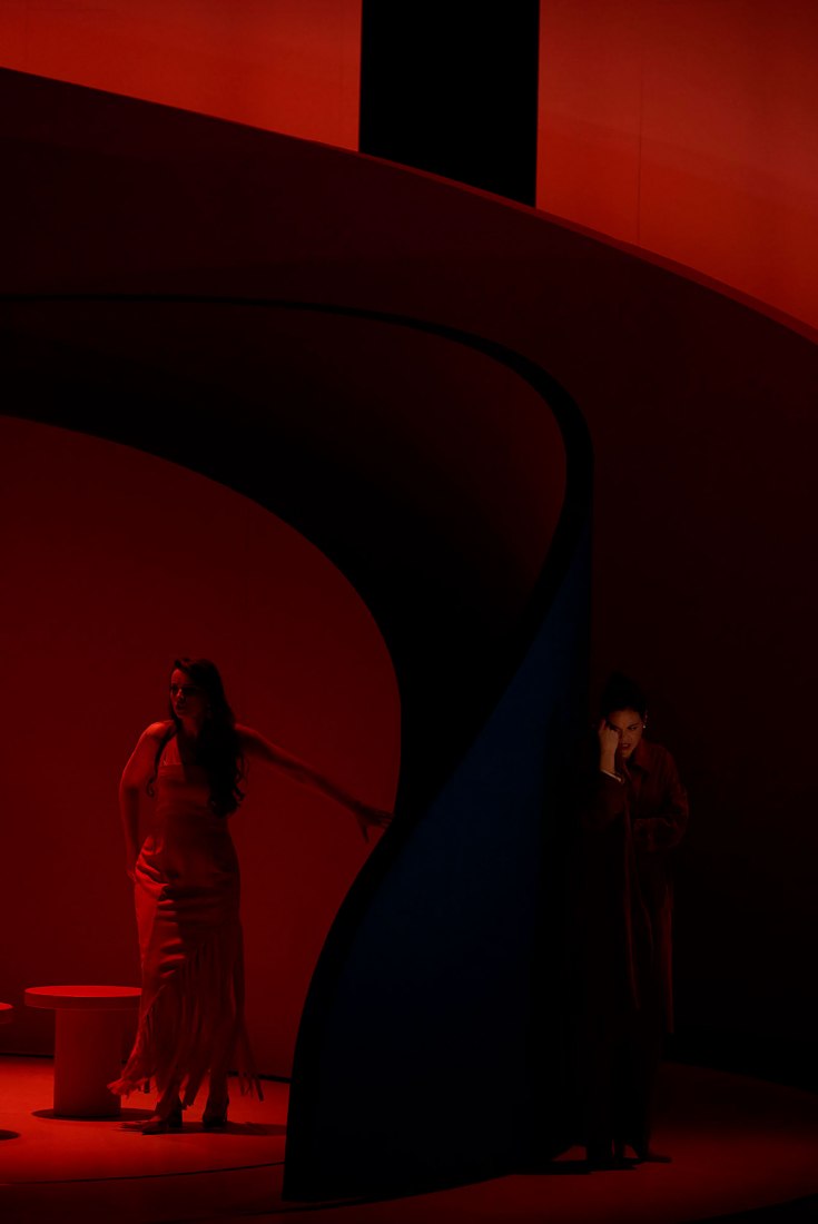 Set Design for Rigoletto in Basel by Pierre Yovanovitch. Photography by Matthias Baus