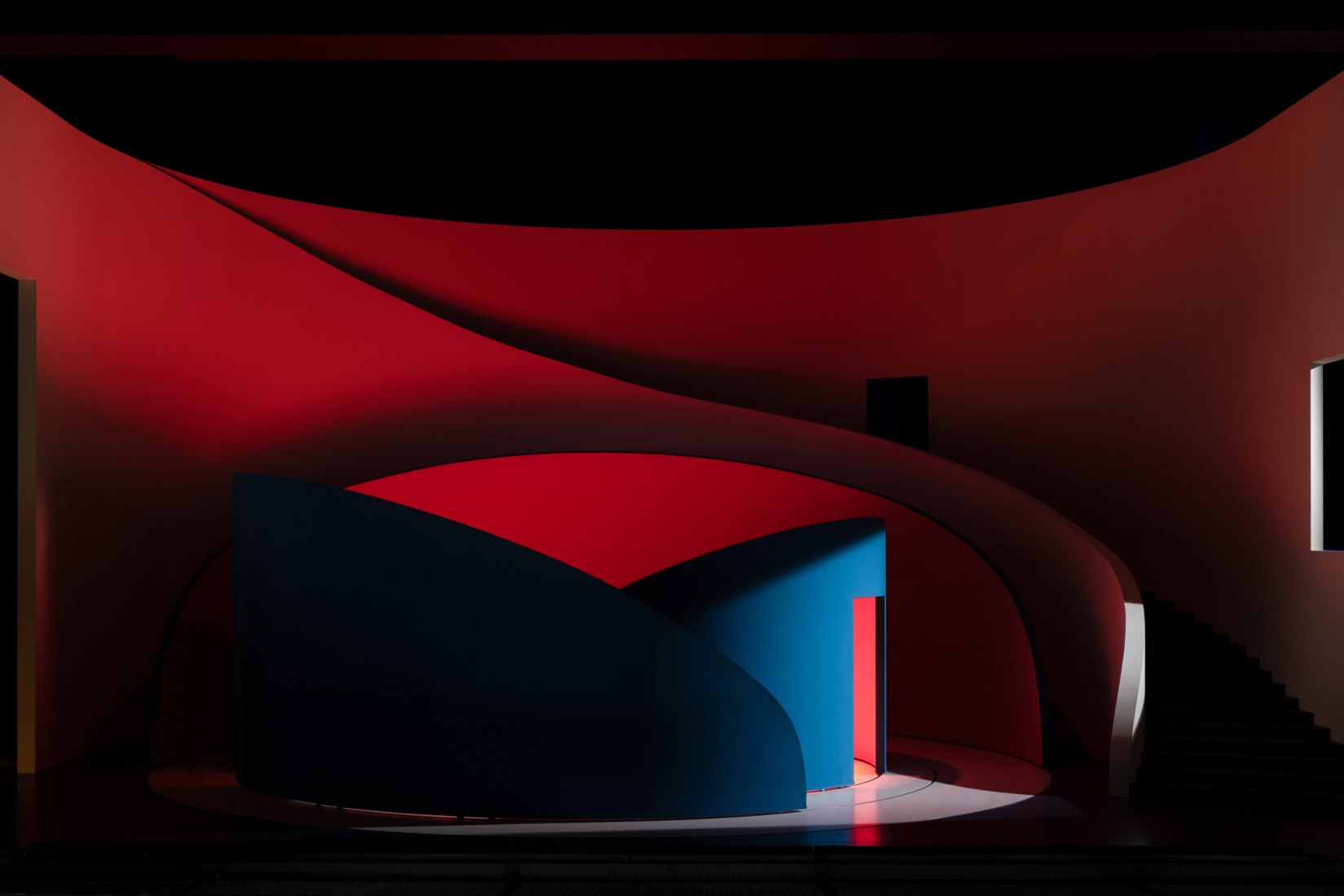 Set Design for Rigoletto in Basel by Pierre Yovanovitch. Photography by Paolo Abate