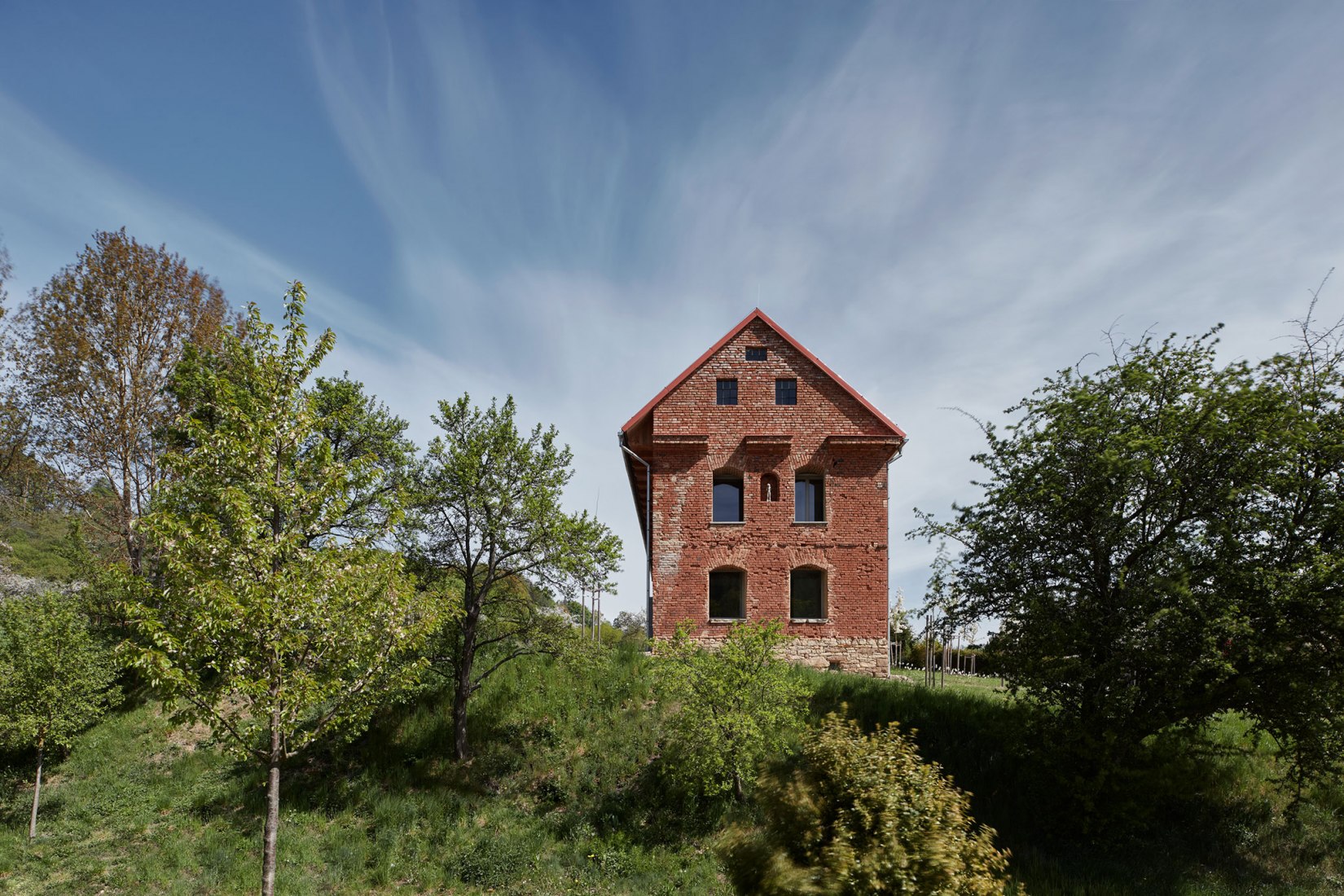 House Inside a Ruin by ORA. Photograph by BoysPlayNice