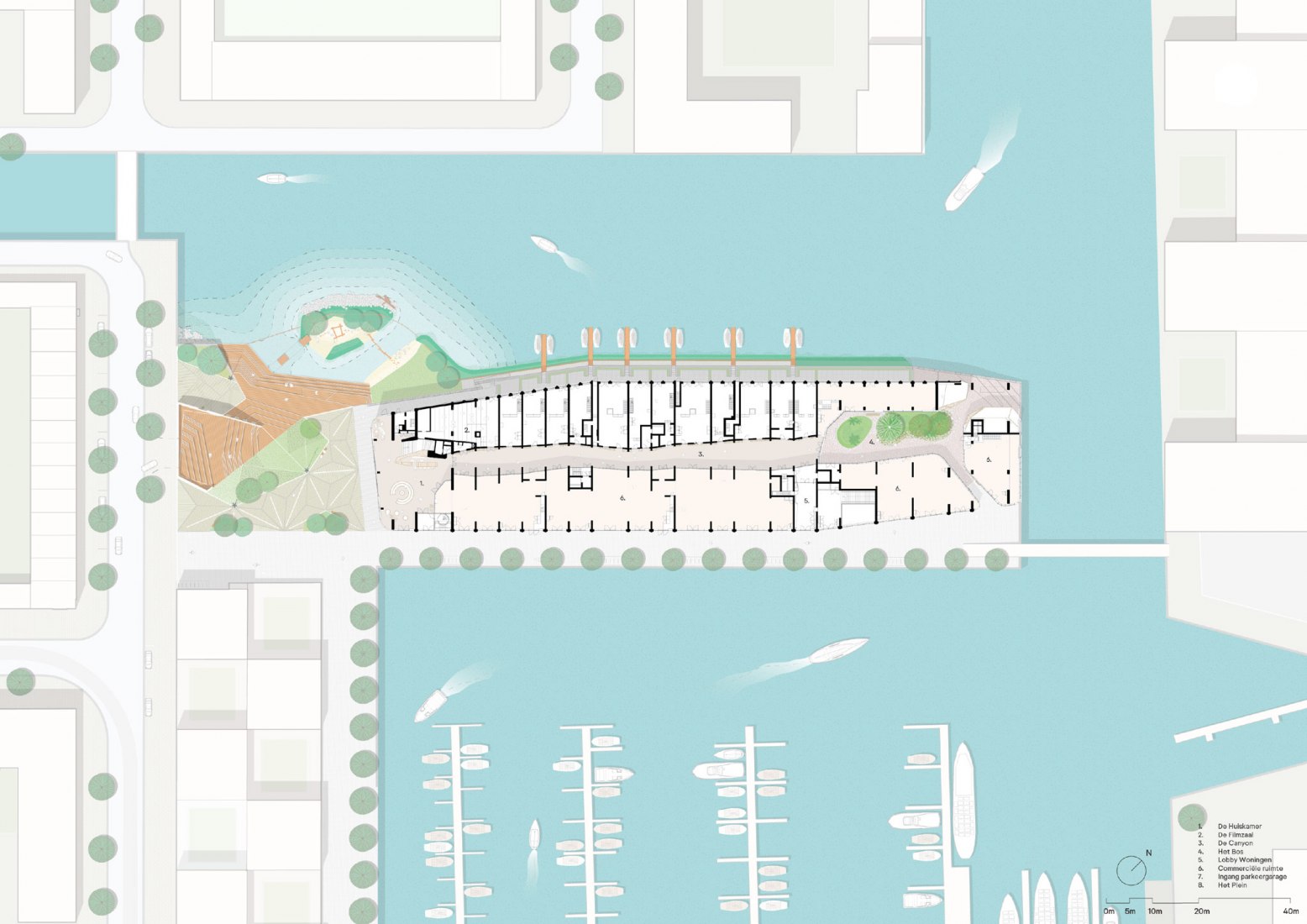 PLano de situación. Jonas por Orange Architects. 